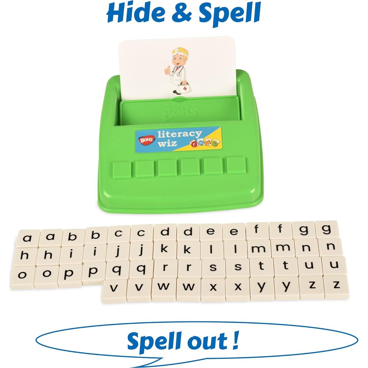 Juego Educativo BOHS Literacy Wiz - Tarjetas de Flash para Niños