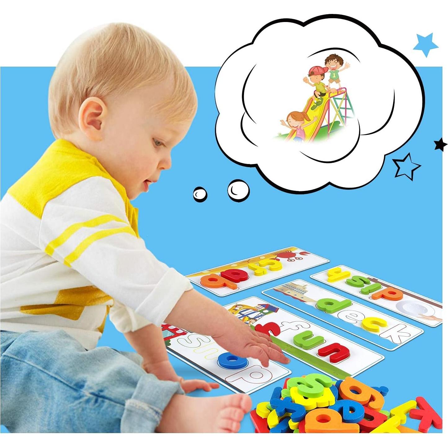 Juego de Aprendizaje Officygnet para Niños 2-6 Años - Palabras CVC