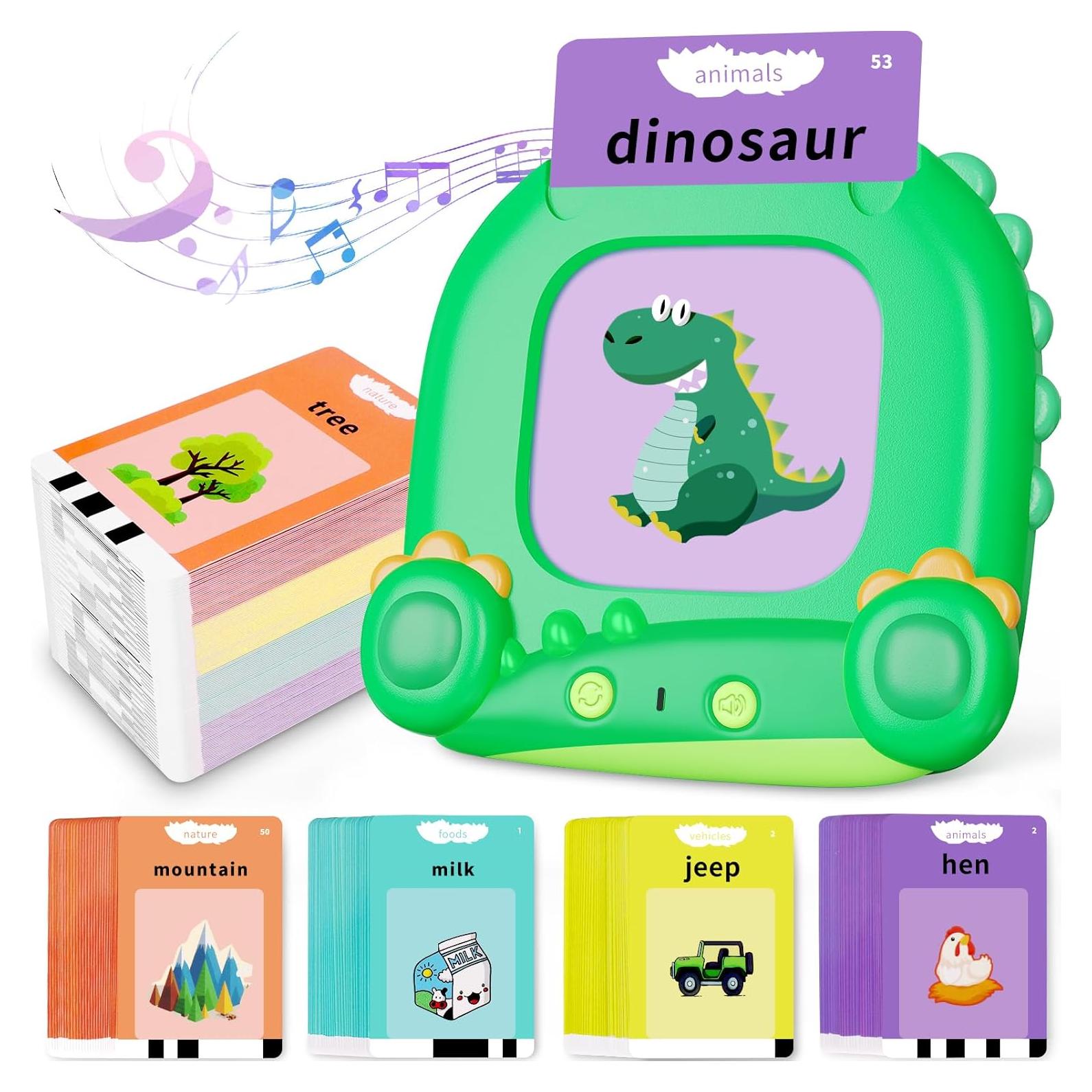 Tarjetas Flash Hablantes MindPal para Niños 3+ Años, 224 Palabras