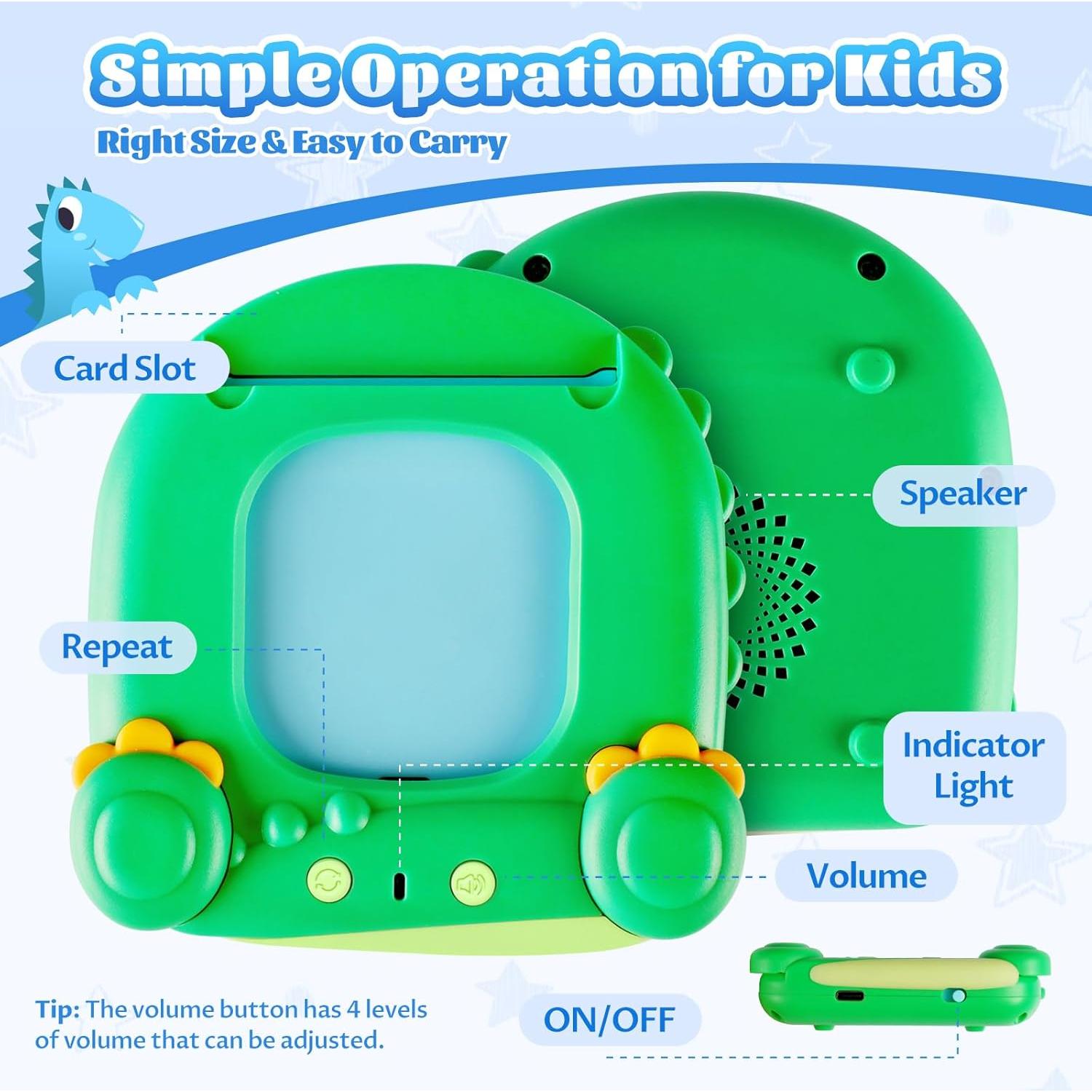 Tarjetas Flash Hablantes MindPal para Niños 3+ Años, 224 Palabras