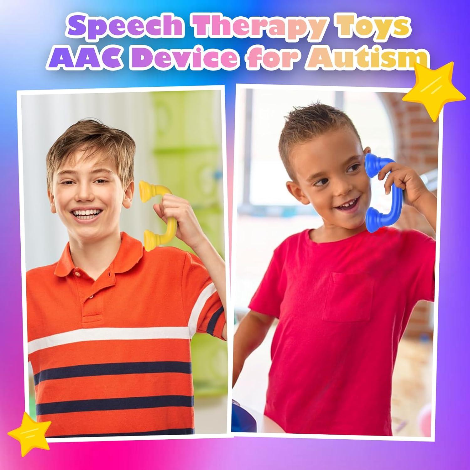 Paquete de 6 Teléfonos Susurrantes ieddet para Terapia del Habla