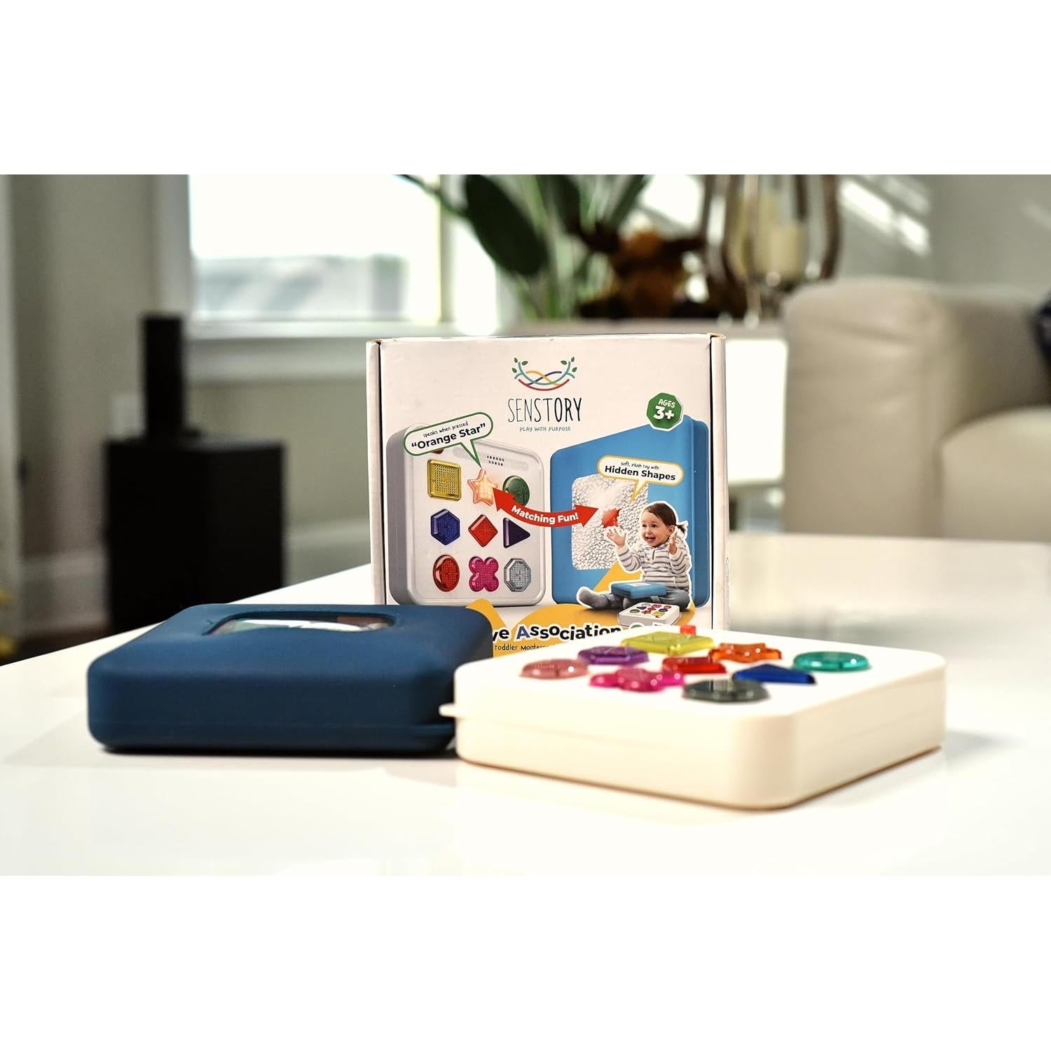 Tablero Ocupado Interactivo Senstory 15x15 cm - Juguete Educativo 3+