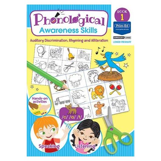 Libro Habilidades de Conciencia Fonológica 1 - Inglés 29x21cm