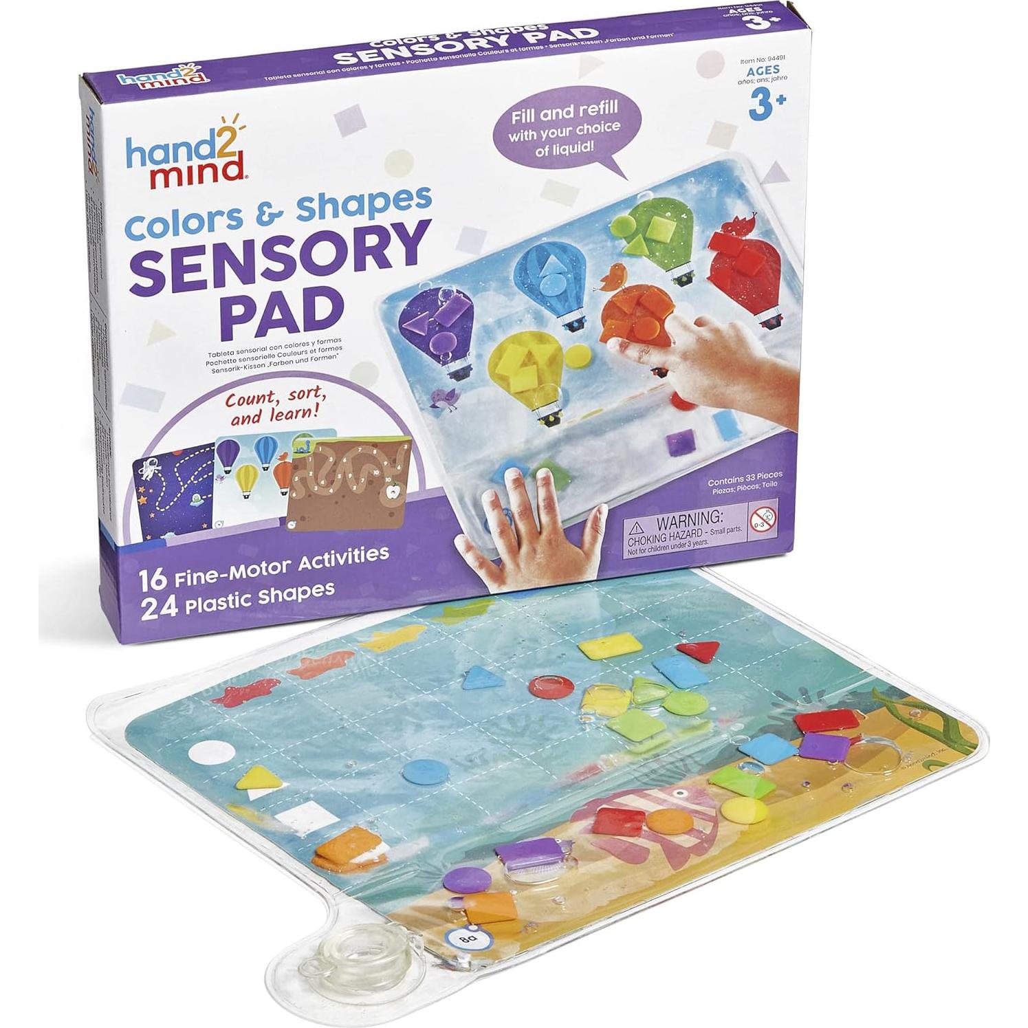 Almohadilla Sensorial Hand2Mind Colores y Formas para Niños