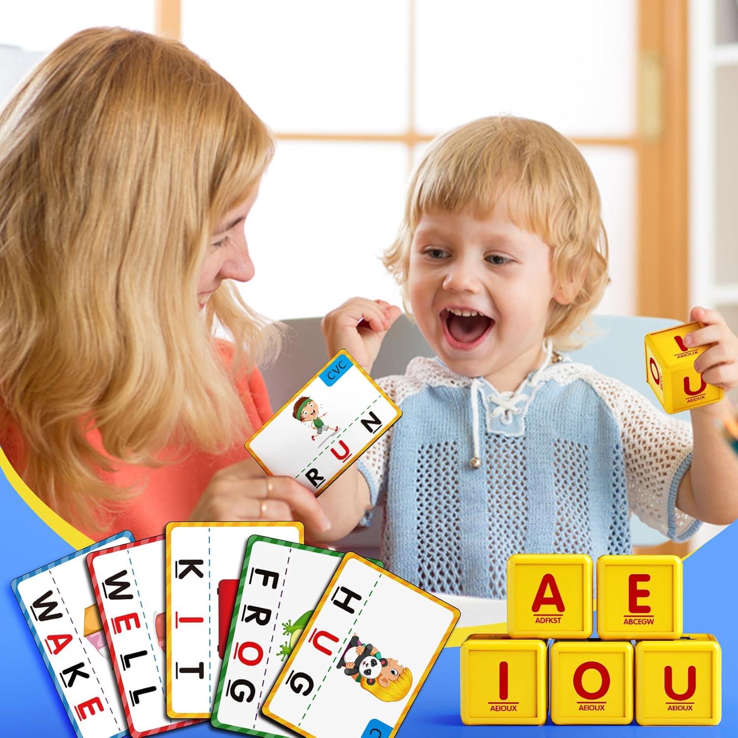 Juego de Emparejamiento de Letras Montessori HOPEEYE Rosa Grande