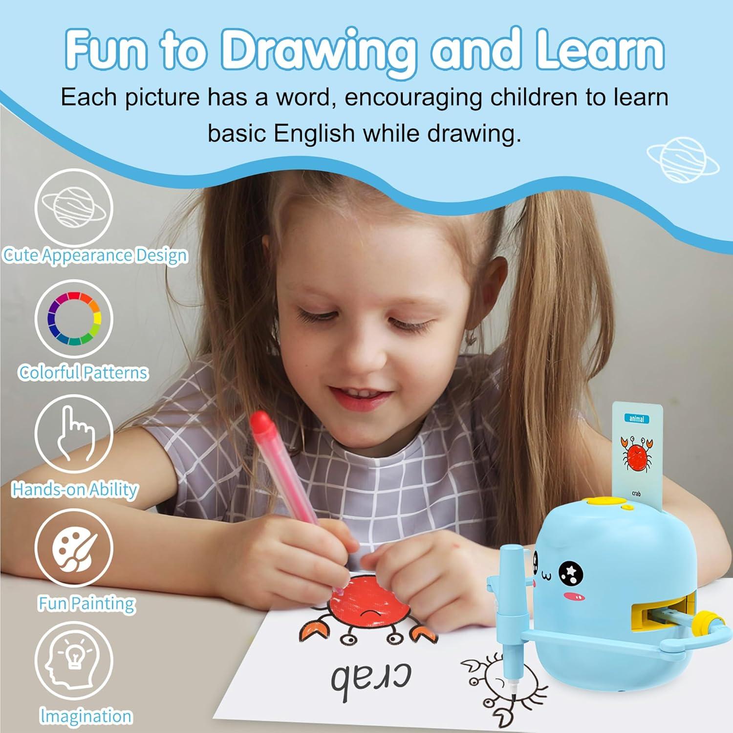 Robot de Dibujo Educativo ERYMCS para Niños 5 a 10 Años