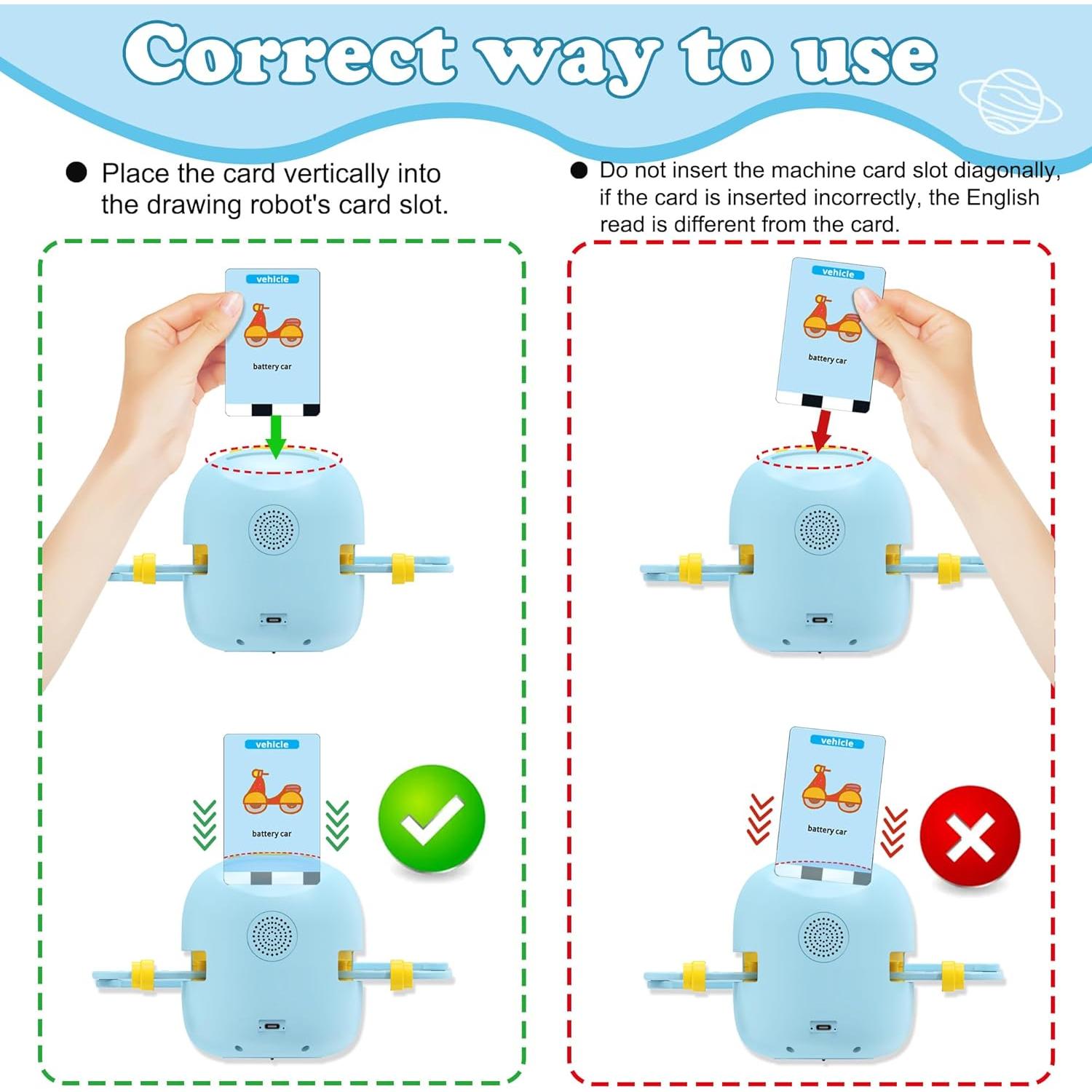 Robot de Dibujo Educativo ERYMCS para Niños 5 a 10 Años