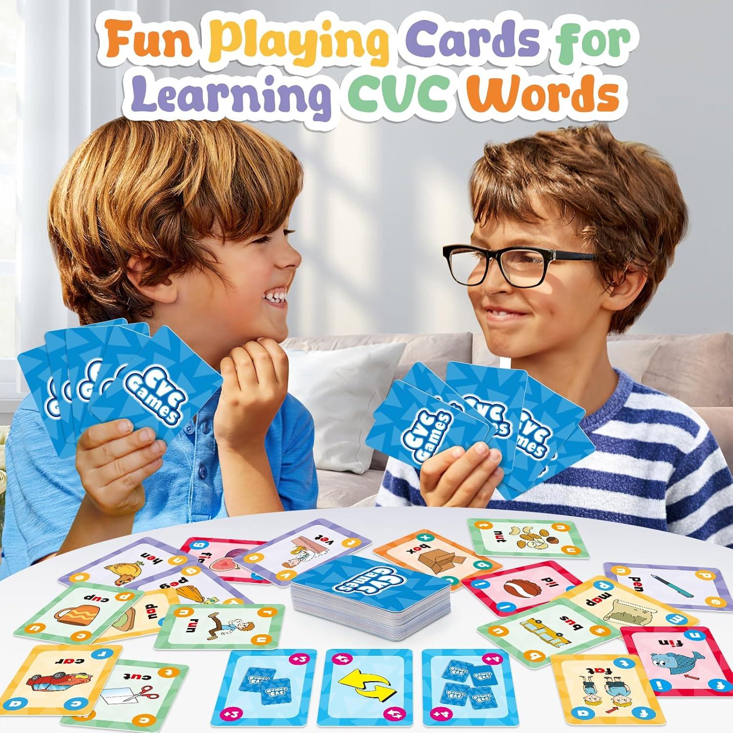 Juegos Fonéticos Torlam para Niños - 60 Tarjetas CVC