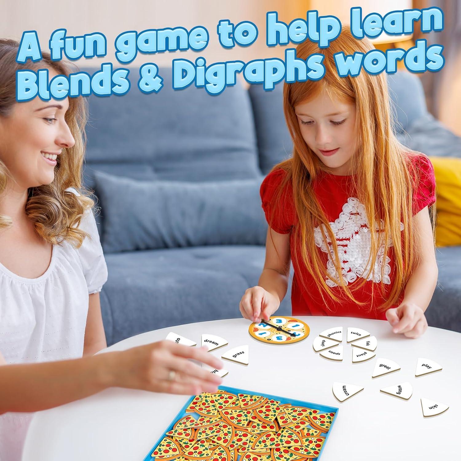 Juego de Tarjetas Fonéticas Blends y Digrafías - 108 Piezas