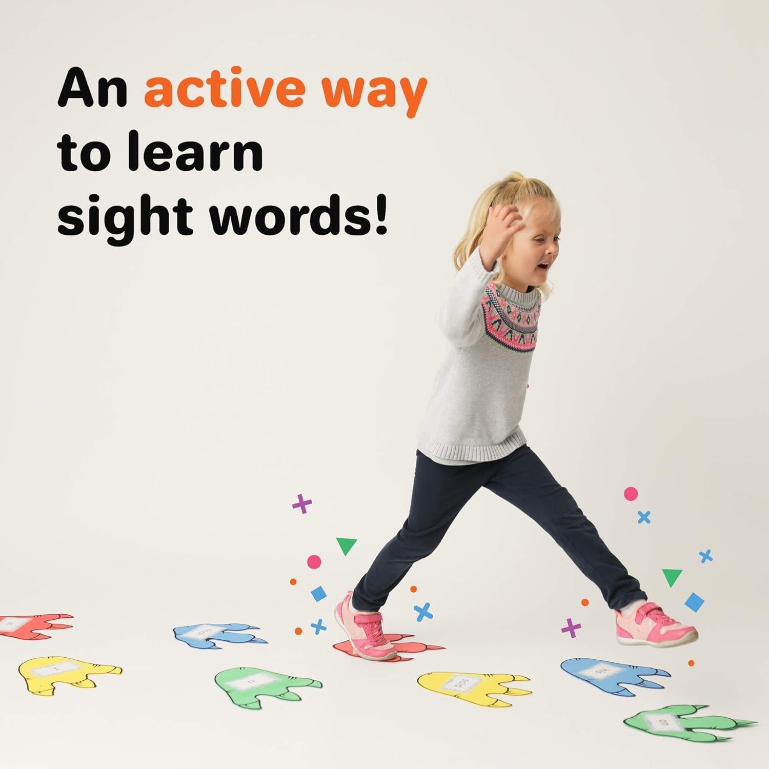 Juego Educativo Dino Stomp Barnacle Toys - Tarjetas Dolch 220 Palabras