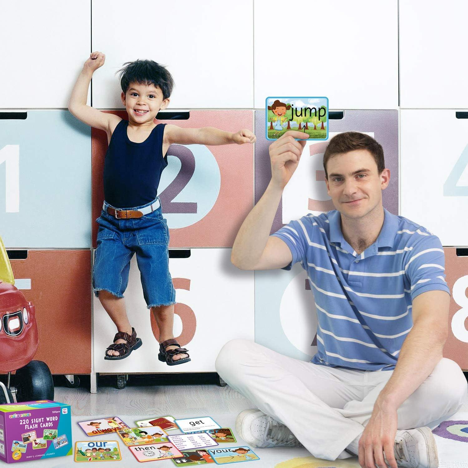 Tarjetas de Flash SpringFlower 220 Palabras de Vista para Niños