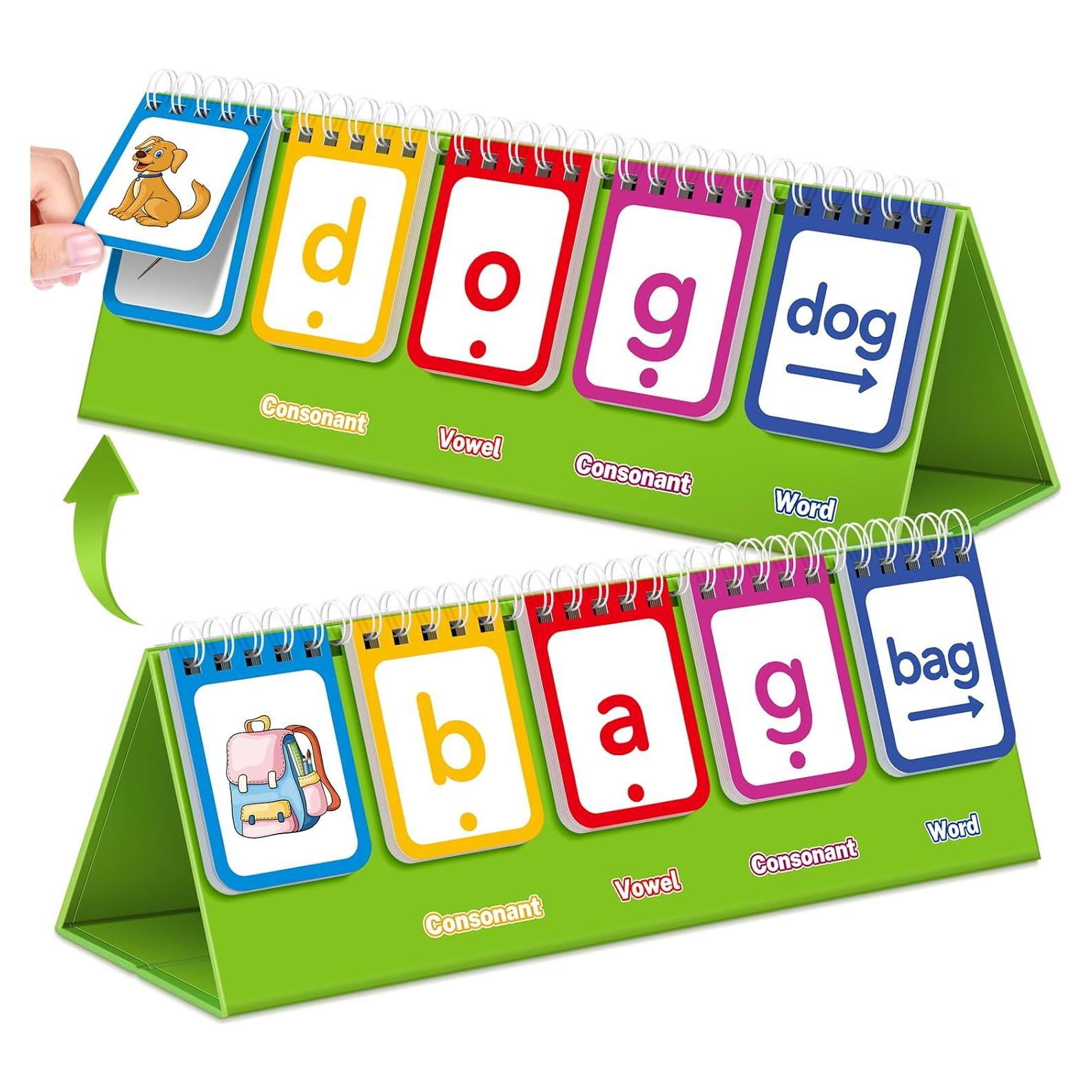 Juego de Tarjetas de Flash CVC para Aprendizaje Infantil - 82 Piezas