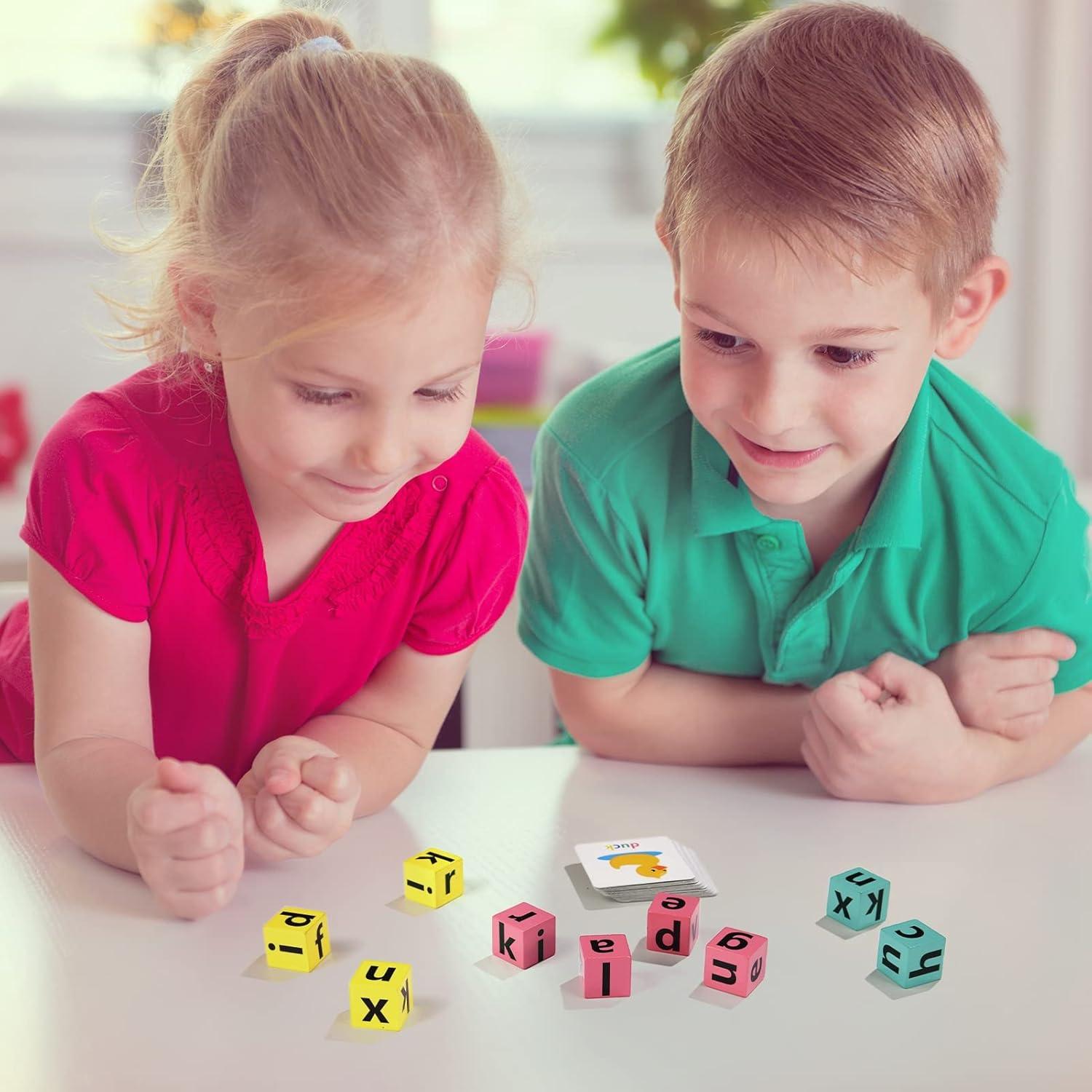 Juego de Ortografía de Bloques de Madera DragonflyDreams