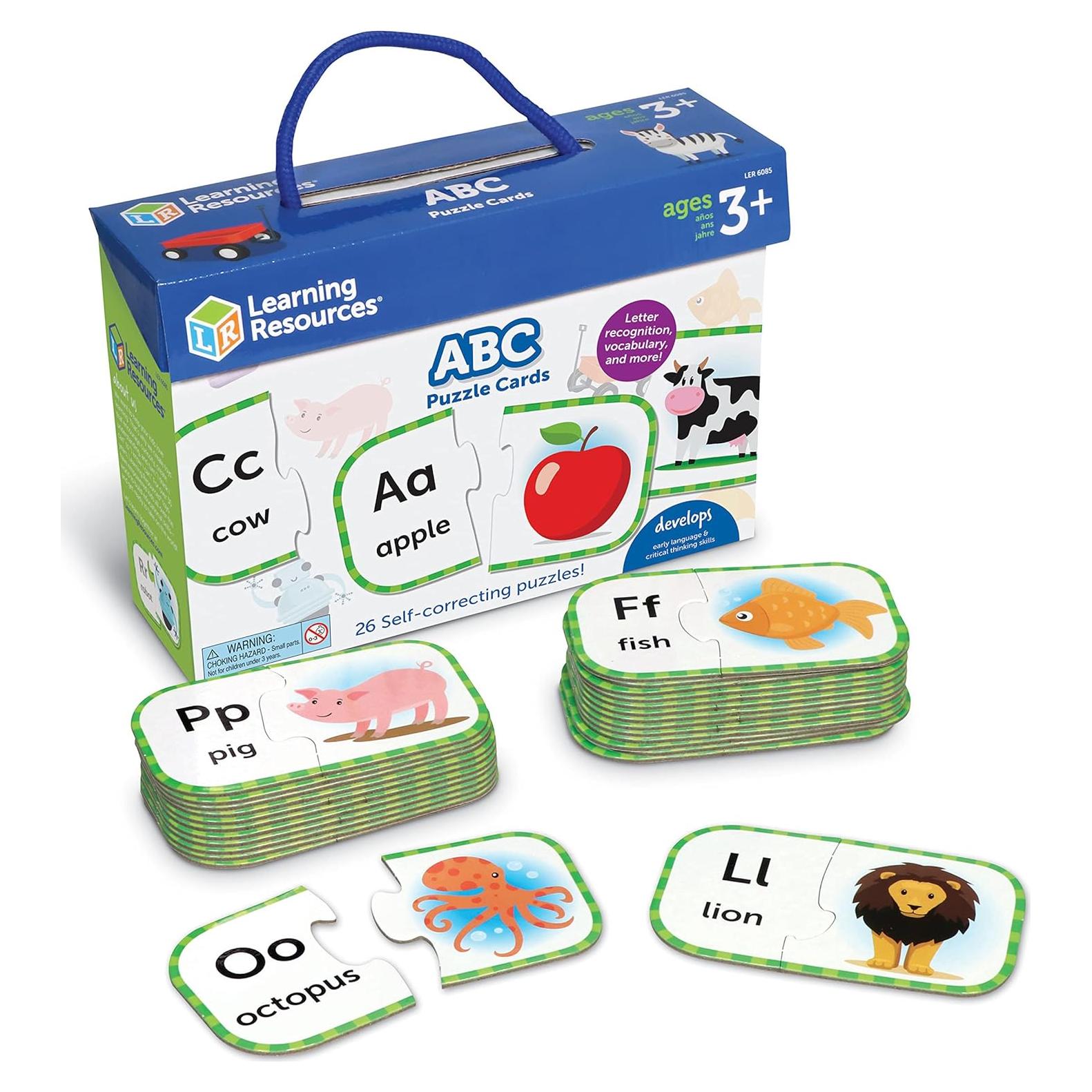 Rompecabezas ABC Learning Resources 26 Piezas Autocorrectivos