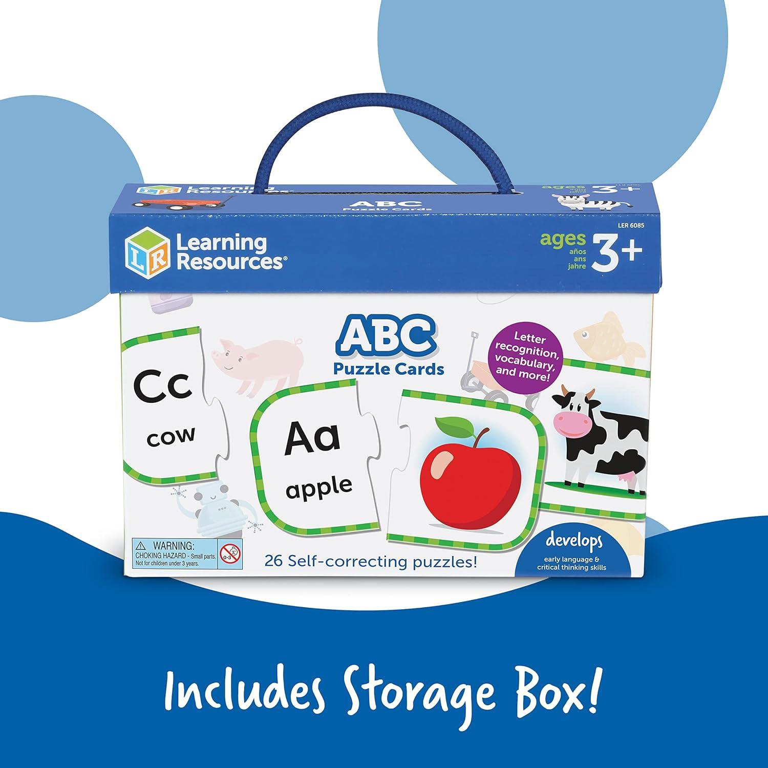 Rompecabezas ABC Learning Resources 26 Piezas Autocorrectivos