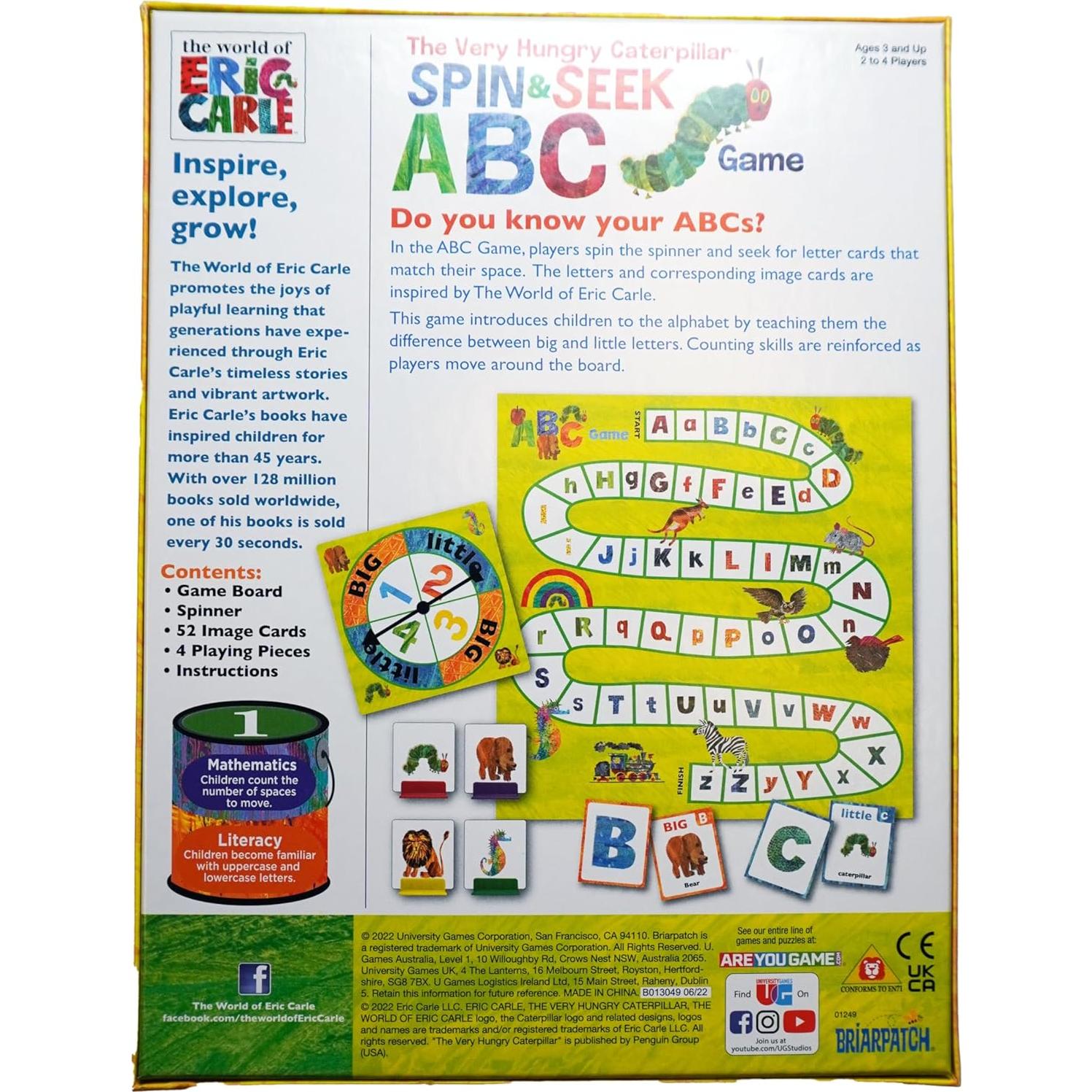 Juego Spin & Seek ABC Briarpatch - La Muy Hambrienta Oruga