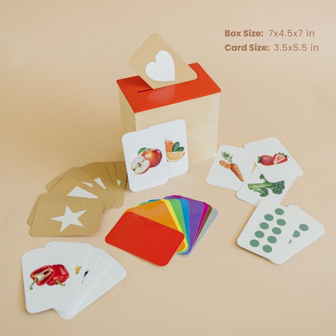 Juguete Educativo Montessori Solomon Boss con 50 Tarjetas Didácticas