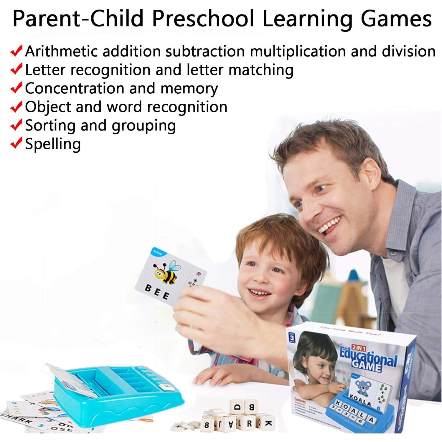 Juego Educativo 2 en 1 JaYeek para Niños 3-10 Años