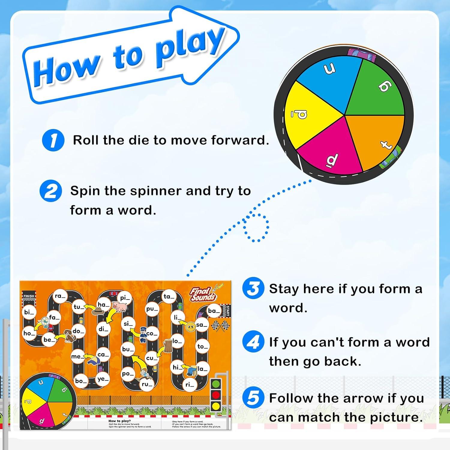 Juego de Mesa Fonética Educativo Broytain para Niños 4-6 Años