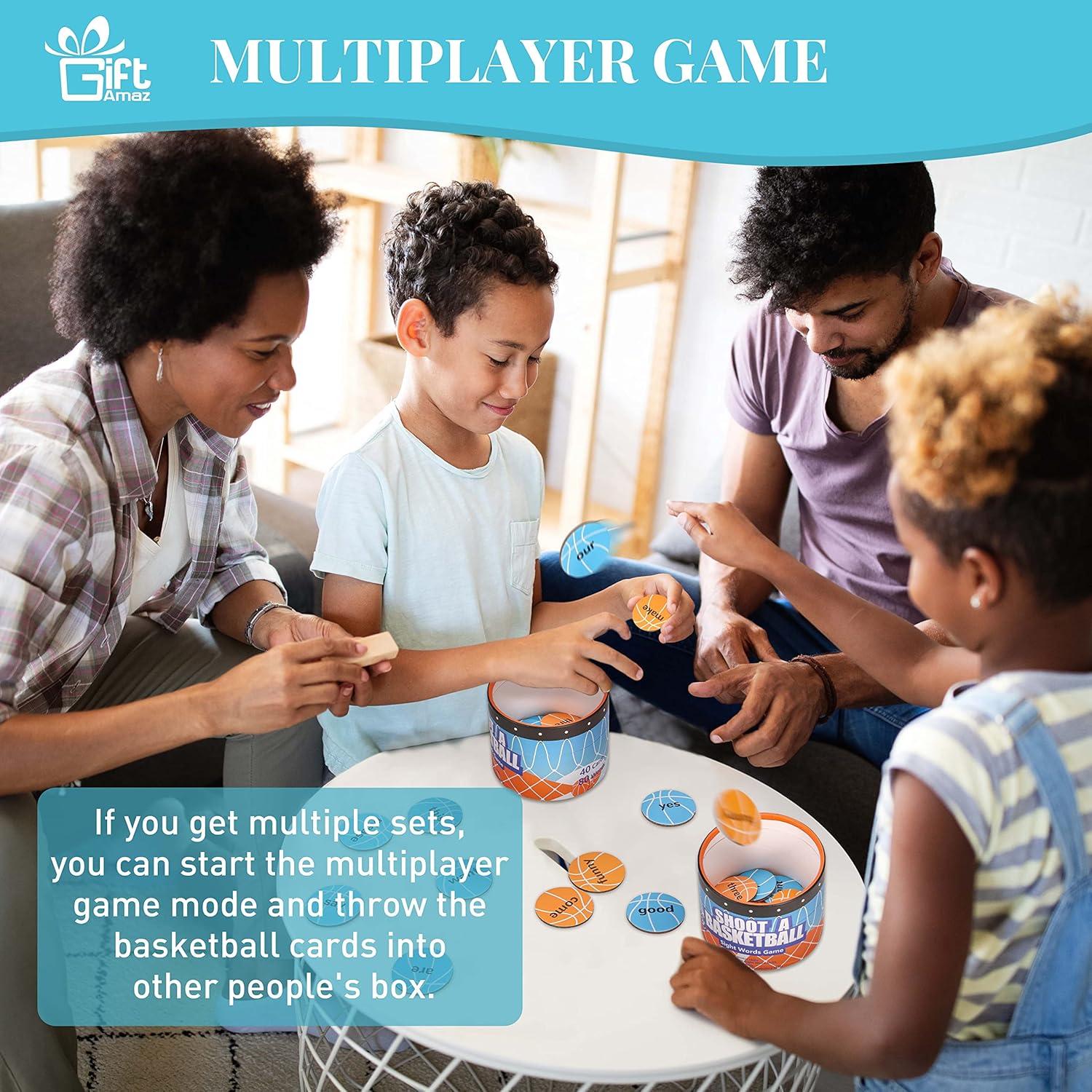 Juego de Aprendizaje de Palabras Visuales GiftAmaz 40 Tarjetas