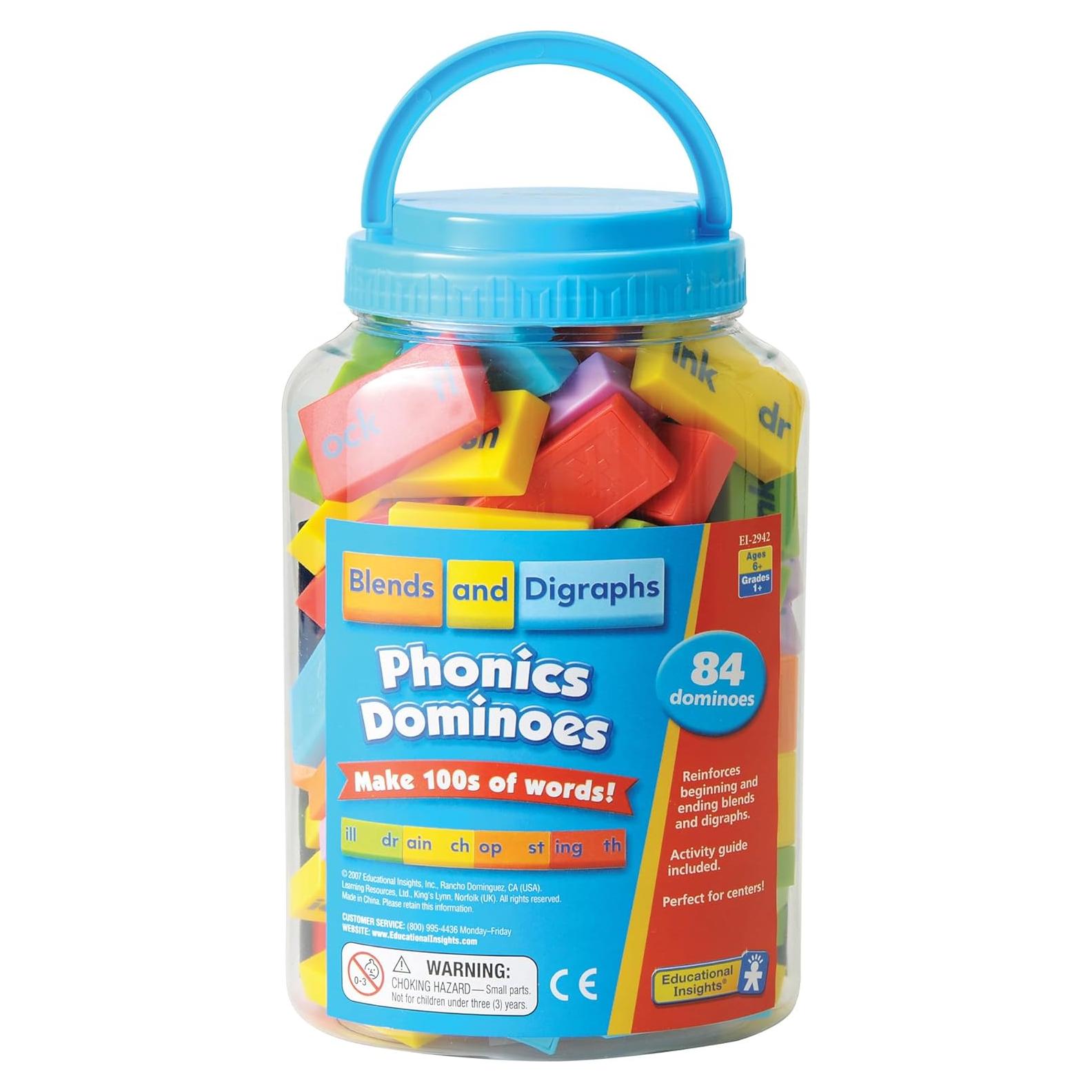 Dominó de Fonética Educational Insights - 84 Piezas para Niños 6+