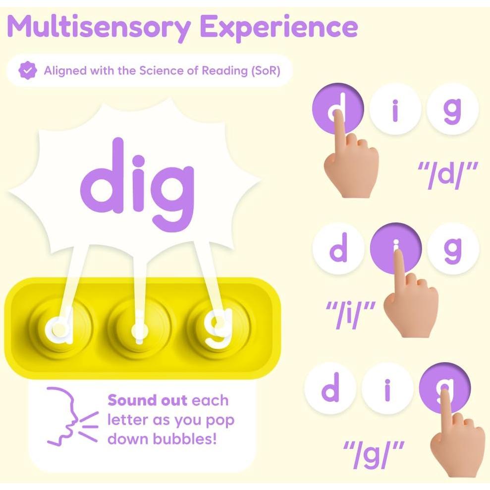 Juego Educativo Elfos Sigilosos - Aprendizaje de Lectura 3+ Años