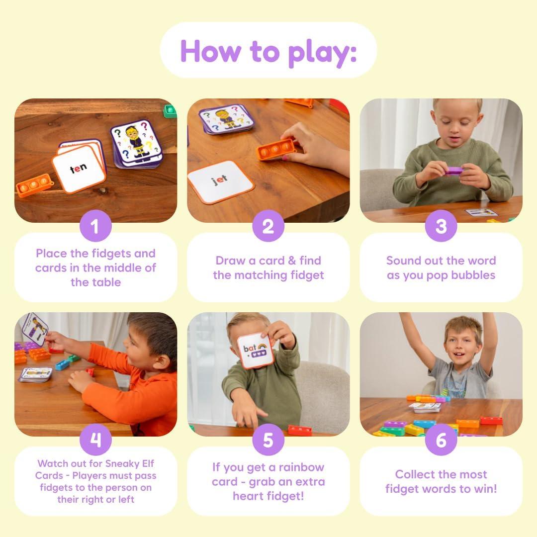 Juego Educativo Elfos Sigilosos - Aprendizaje de Lectura 3+ Años