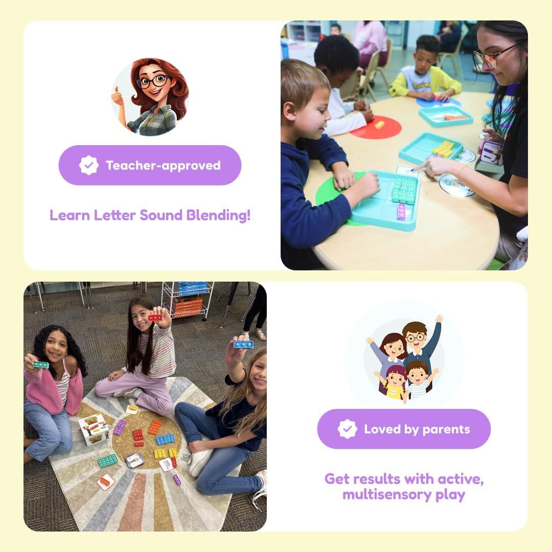 Juego Educativo Elfos Sigilosos - Aprendizaje de Lectura 3+ Años