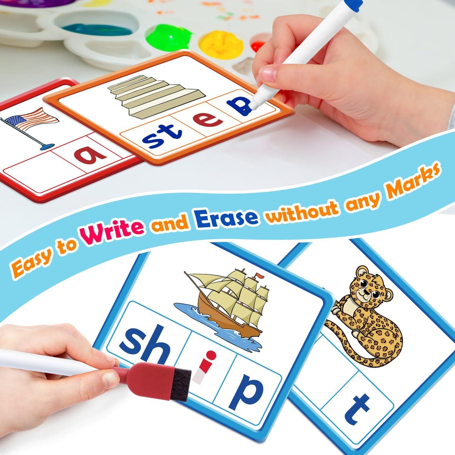 Juego de Palabras CVCC & CCVC Torlam - Tarjetas de Flash Educativas