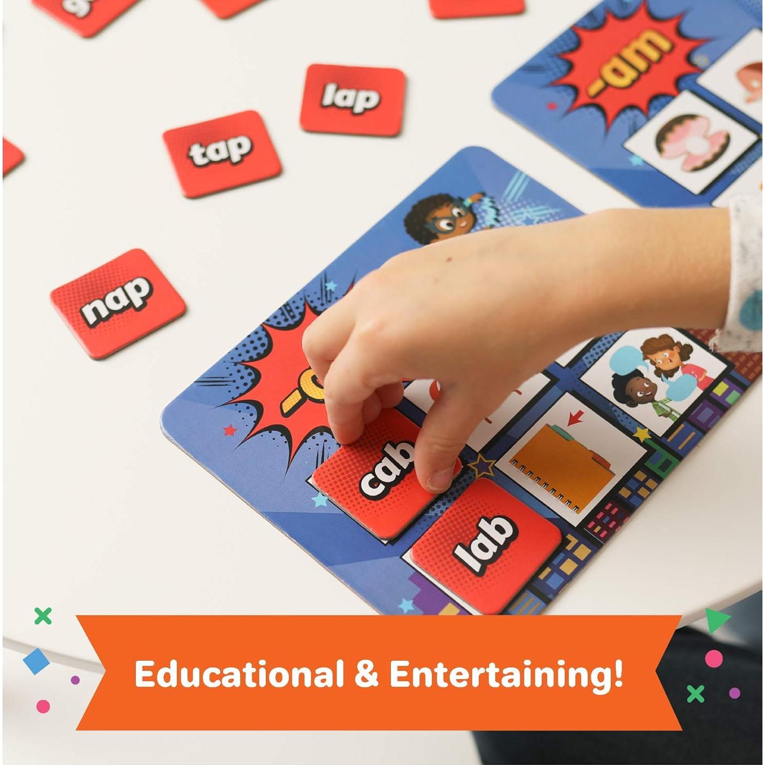 Juego de Palabras CVC Super Palabras Barnacle Toys - 132 Tarjetas