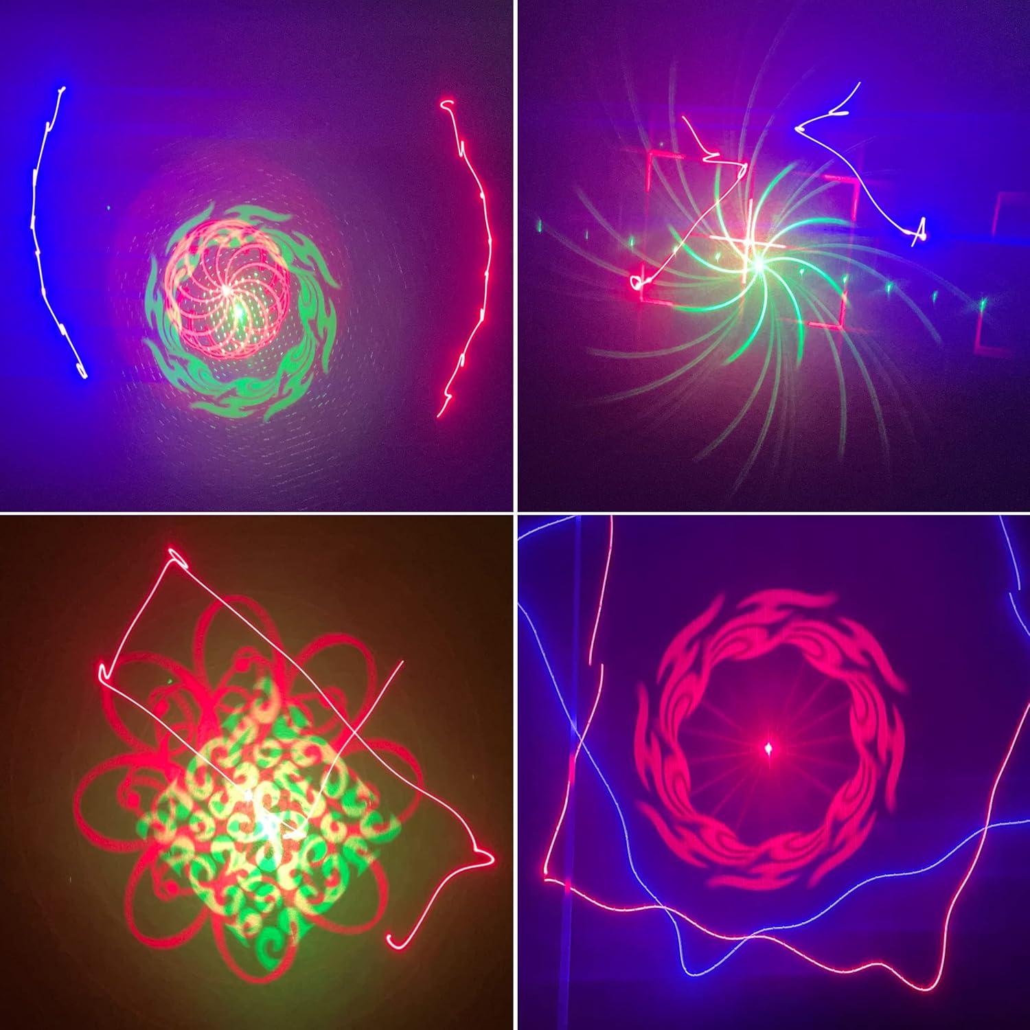 Luces DJ SAHAUHY EBL-4 RGB 4 Efectos Activadas por Sonido