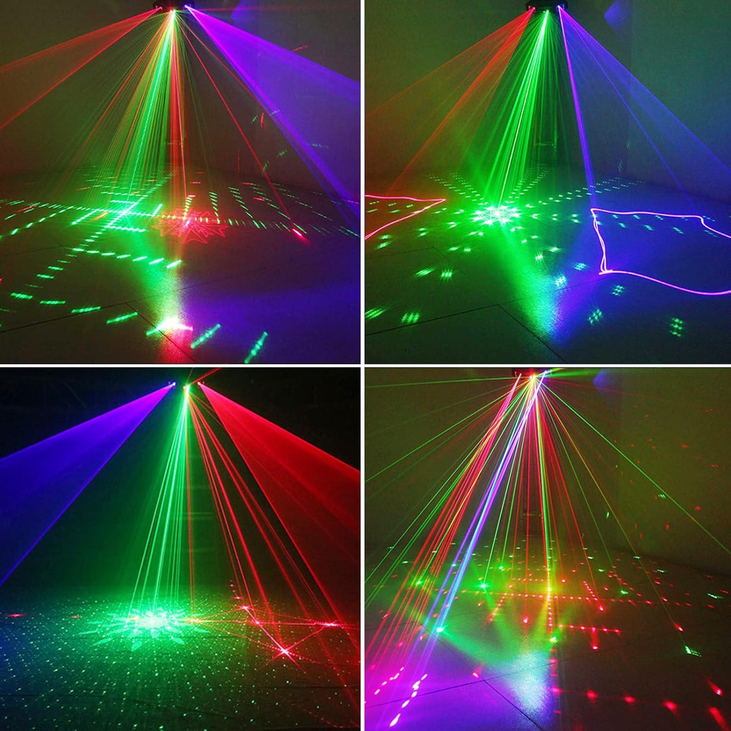 Luces DJ SAHAUHY EBL-4 RGB 4 Efectos Activadas por Sonido