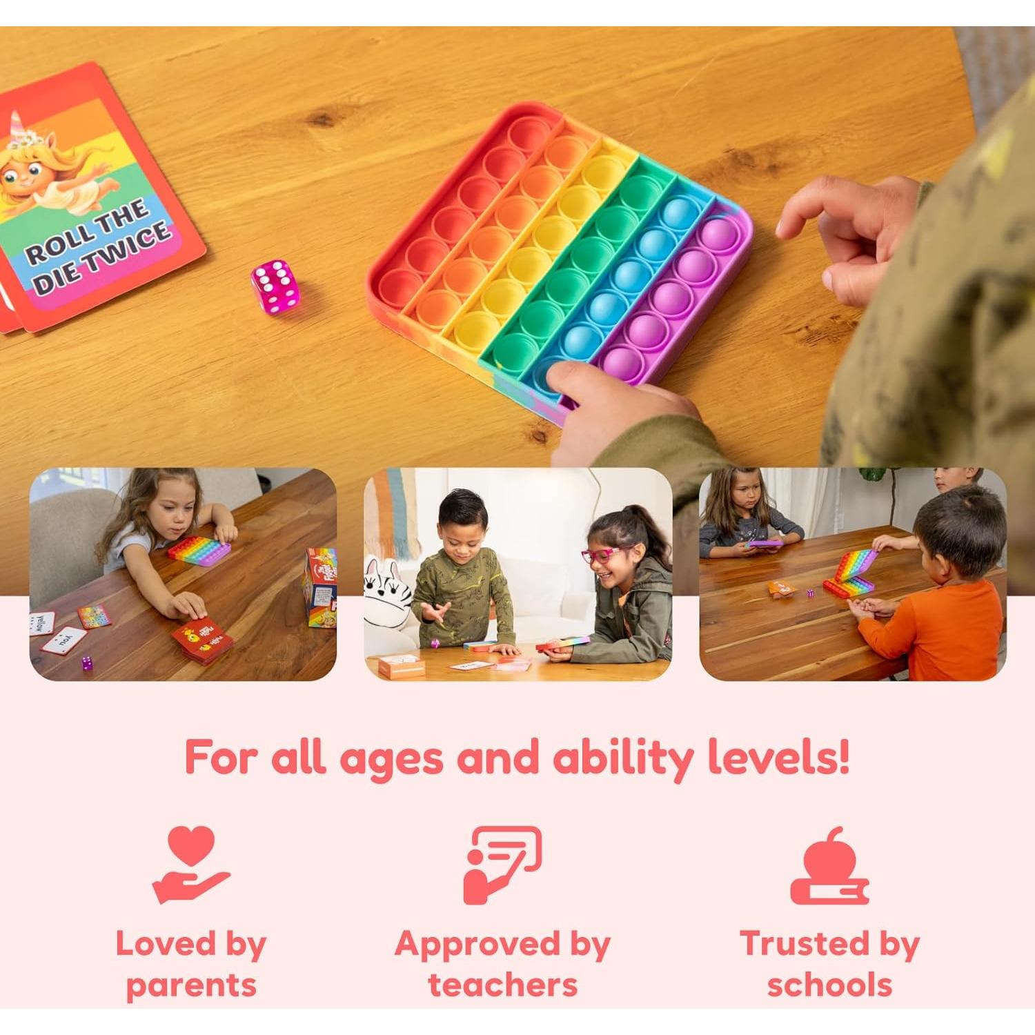 Juego de Fidget Palabras de Vista - Aprendizaje Divertido 36m-8a