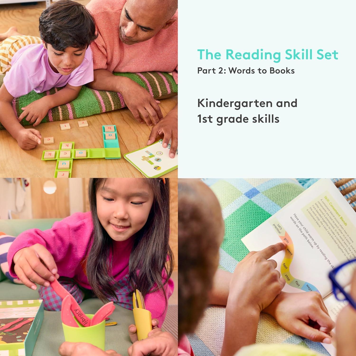 Conjunto de Habilidades de Lectura Lovevery Parte 2 - Jardín y 1er Grado