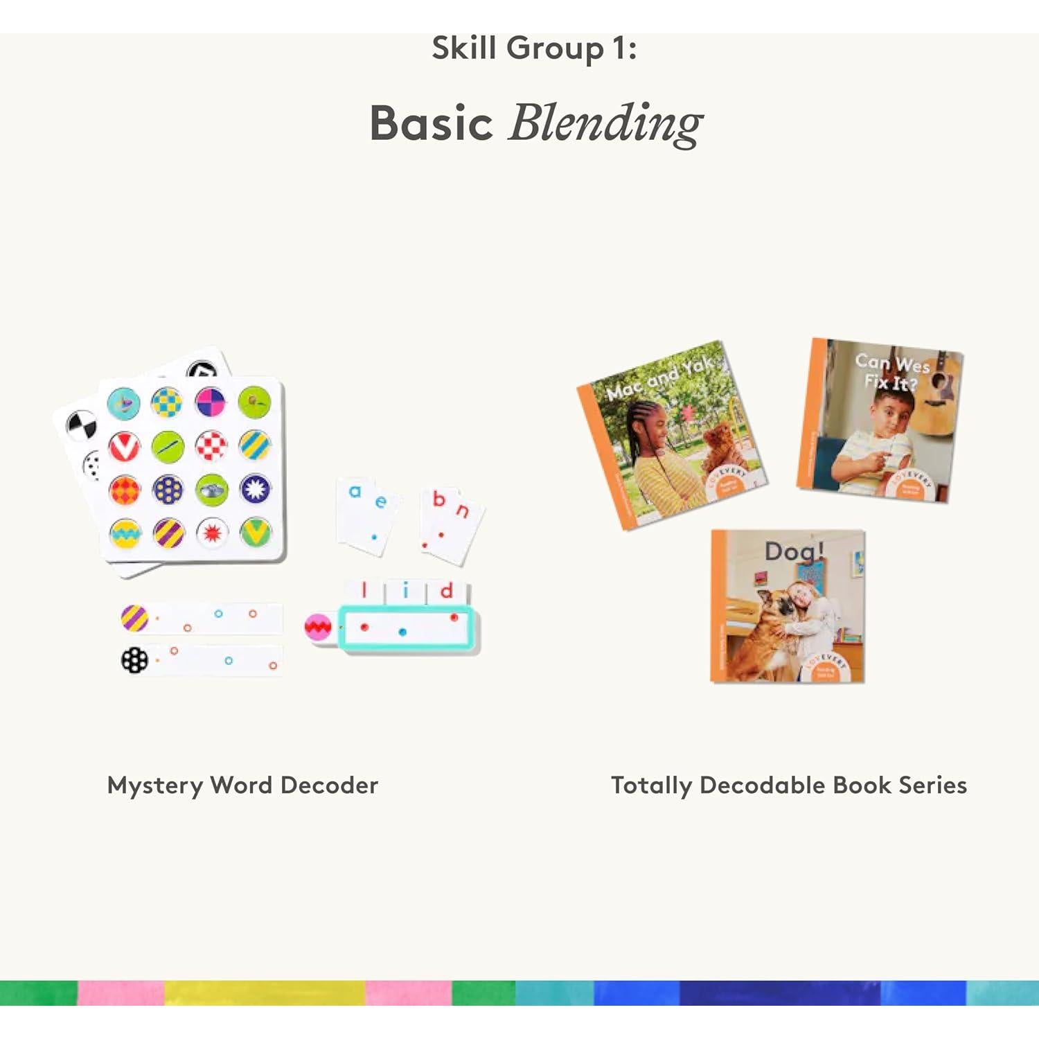 Conjunto de Habilidades de Lectura Lovevery Parte 2 - Jardín y 1er Grado