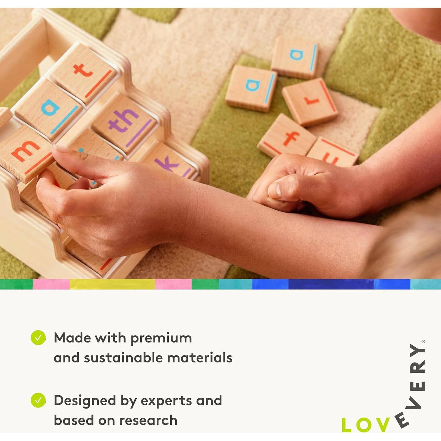 Conjunto de Habilidades de Lectura Lovevery Parte 2 - Jardín y 1er Grado