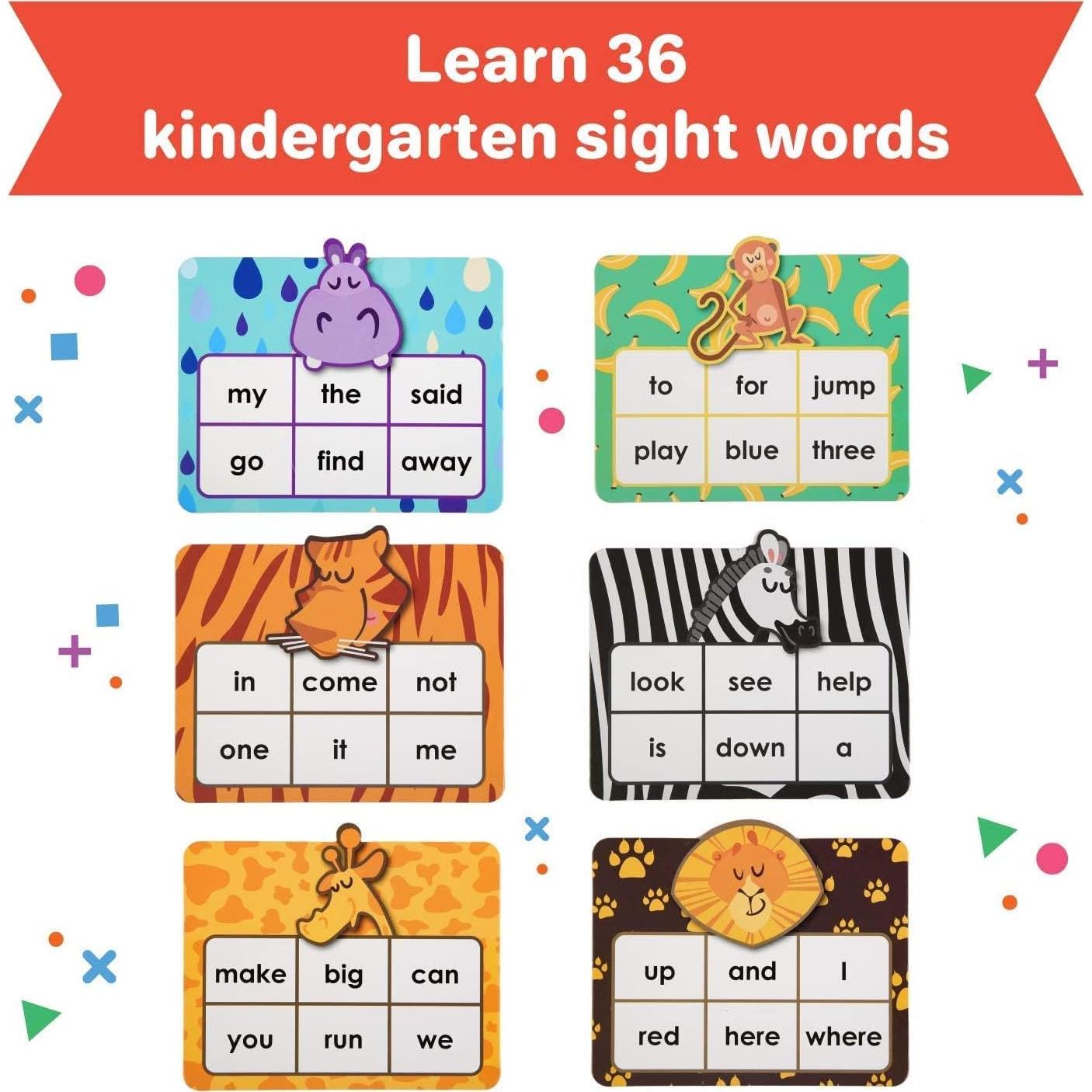 Juego de Lectura Safari de Palabras Salvajes - Melby Toys