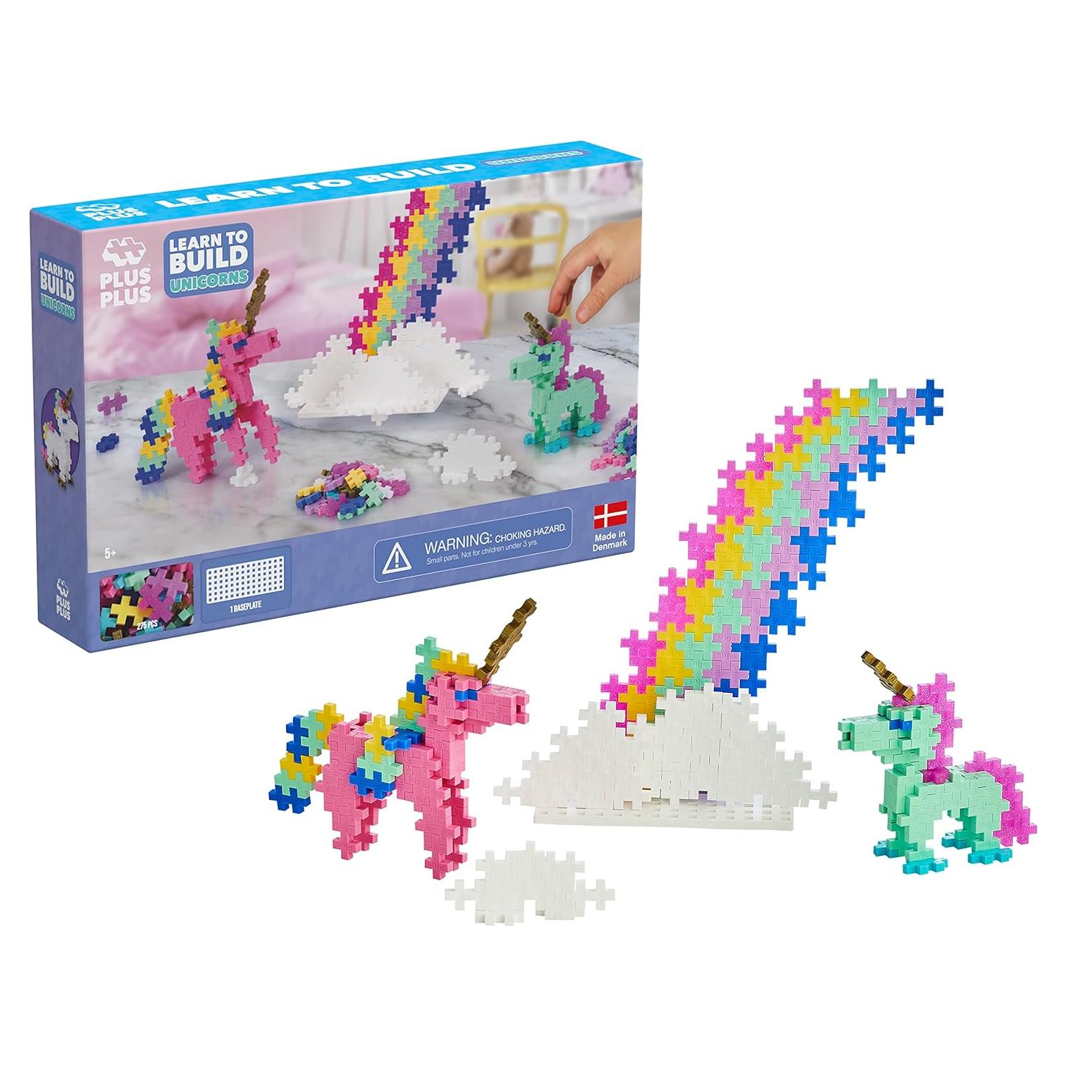 Set de Construcción Plus-Plus 275 Piezas Unicornios 3D