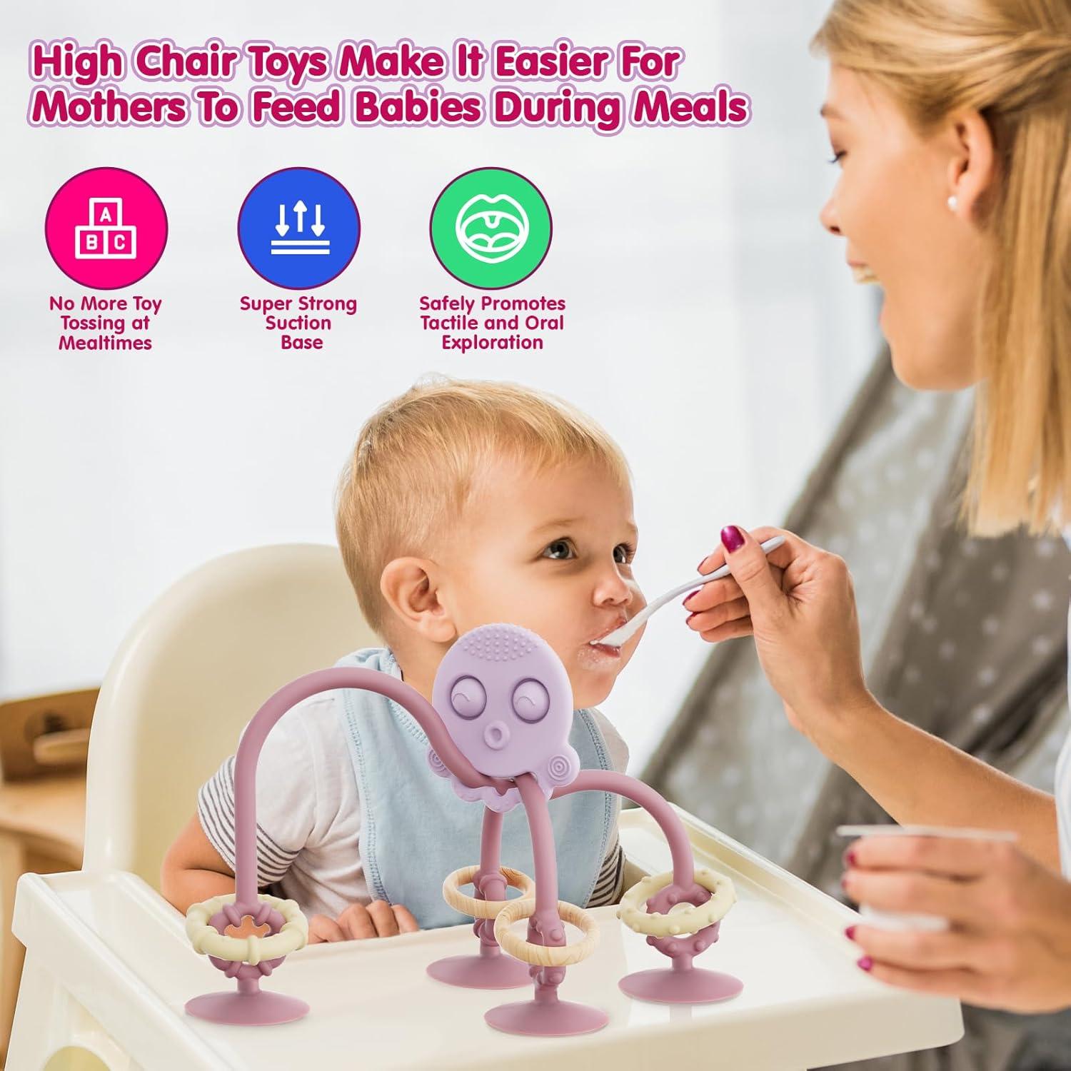 Juguete de Dentición para Bebés Happi2U Rosa con Ventosa