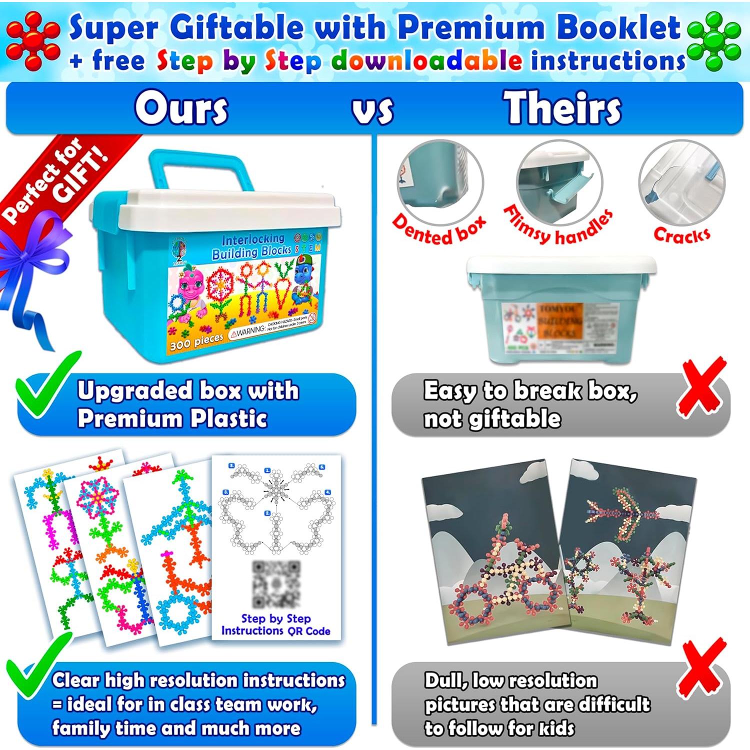 Bloques de Construcción Curioso 2 Aprender 300 Piezas Multicolor