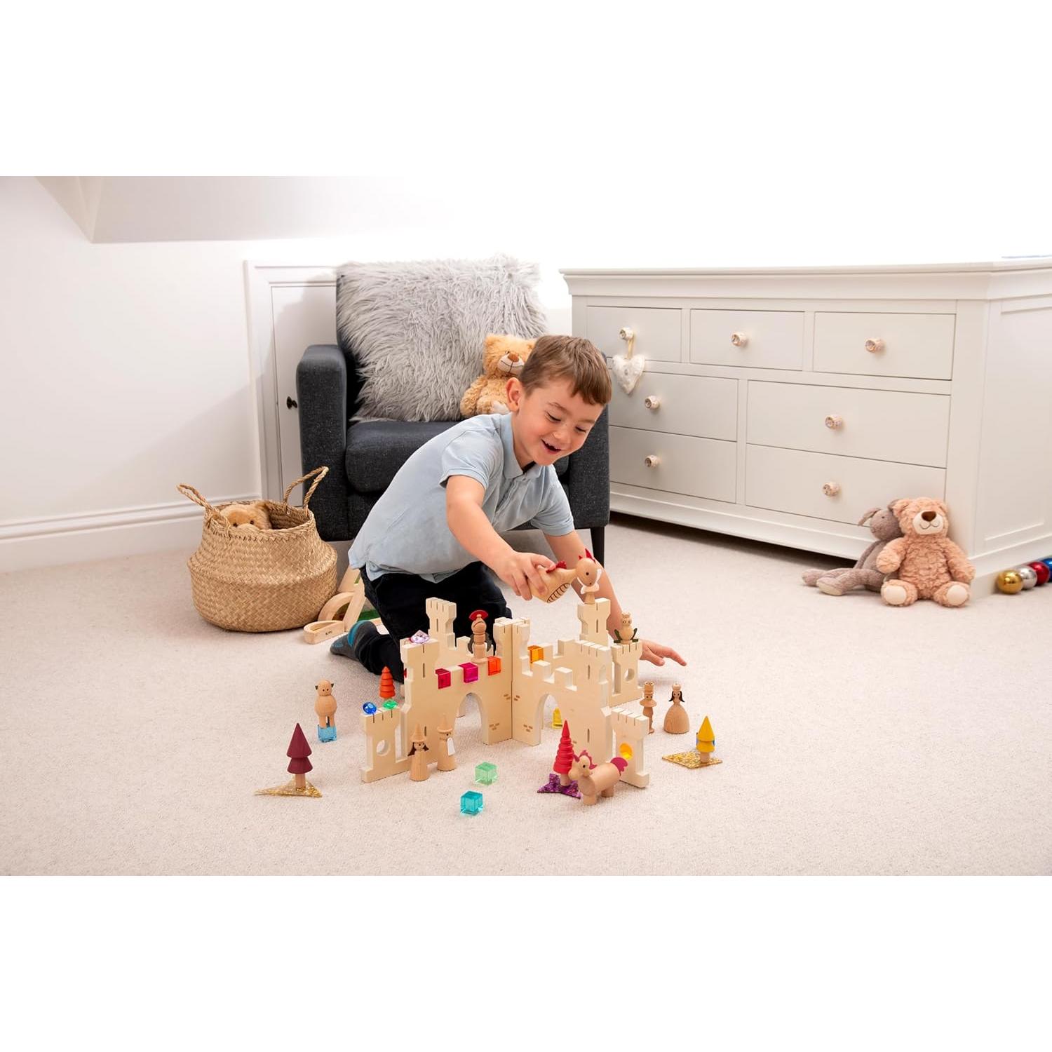 Divisores de Castillo TickiT | Juego de Madera Montessori 59.4 cm