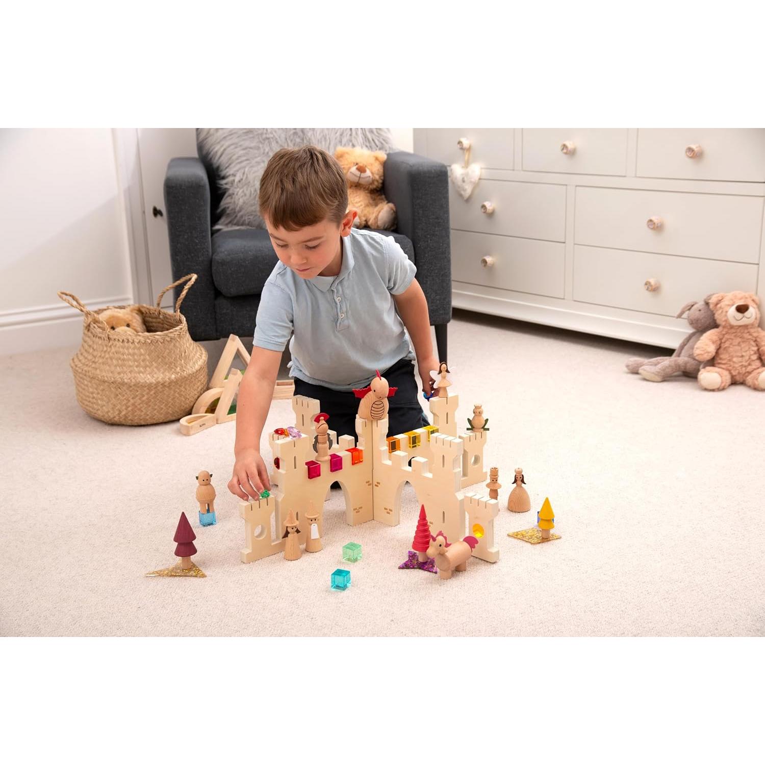Divisores de Castillo TickiT | Juego de Madera Montessori 59.4 cm