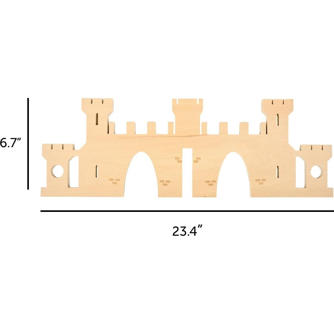 Divisores de Castillo TickiT | Juego de Madera Montessori 59.4 cm