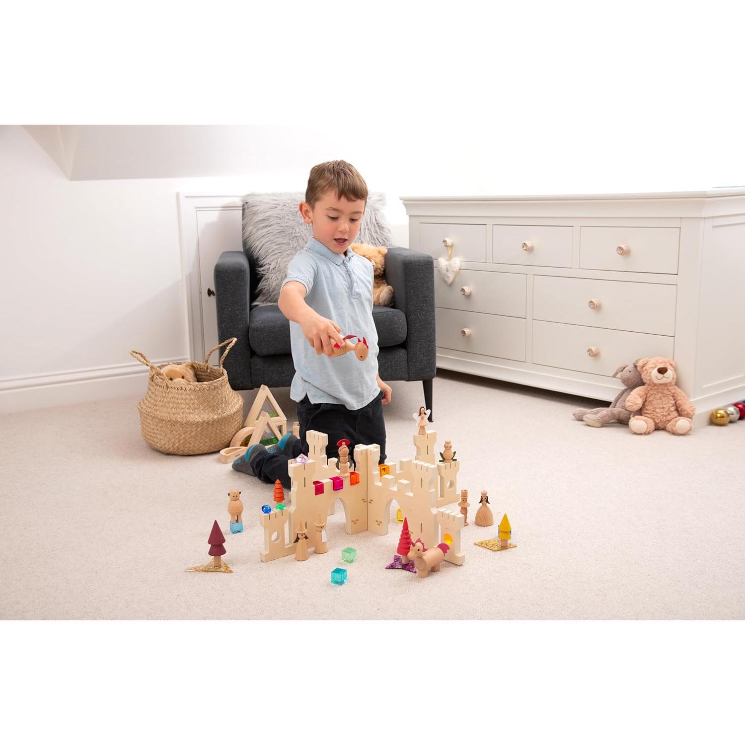 Divisores de Castillo TickiT | Juego de Madera Montessori 59.4 cm