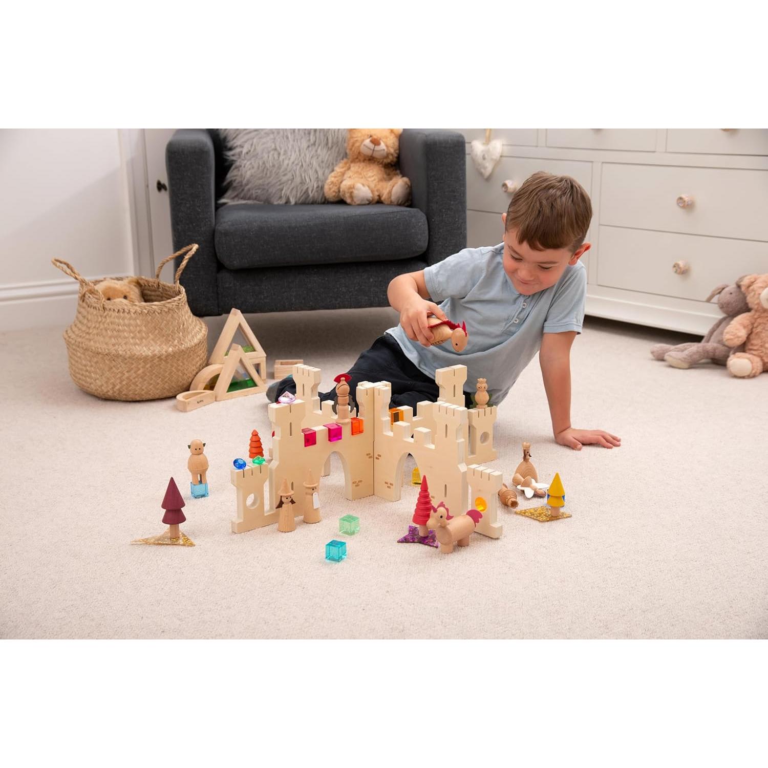 Divisores de Castillo TickiT | Juego de Madera Montessori 59.4 cm
