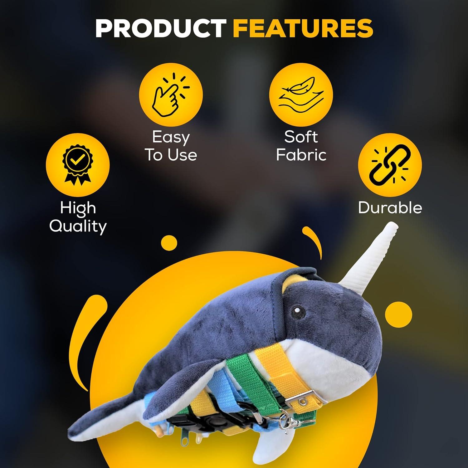 Almohada Sensorial Narval SENSORY4U - Terapia Ocupacional Infantil