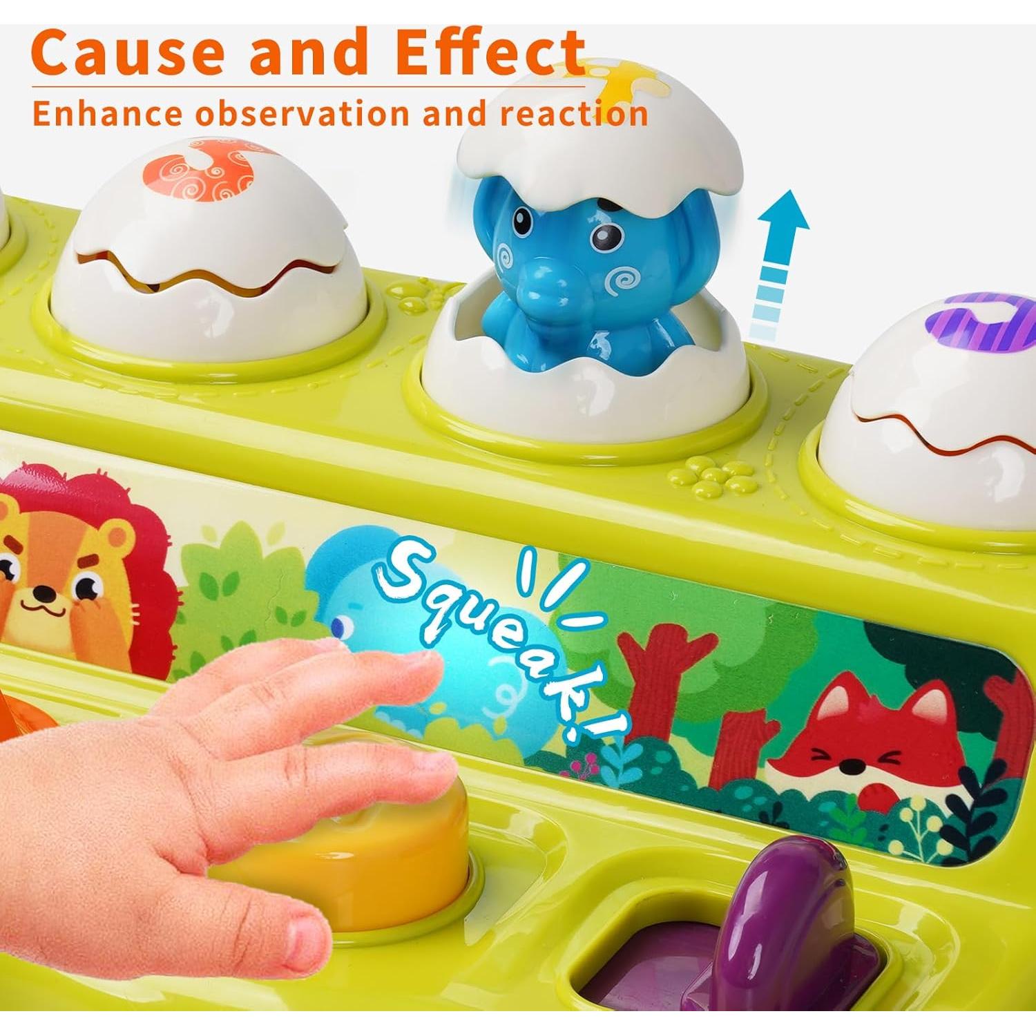 Juguete Pop Up Interactivo Five Star Toys para Bebés 6-18 Meses