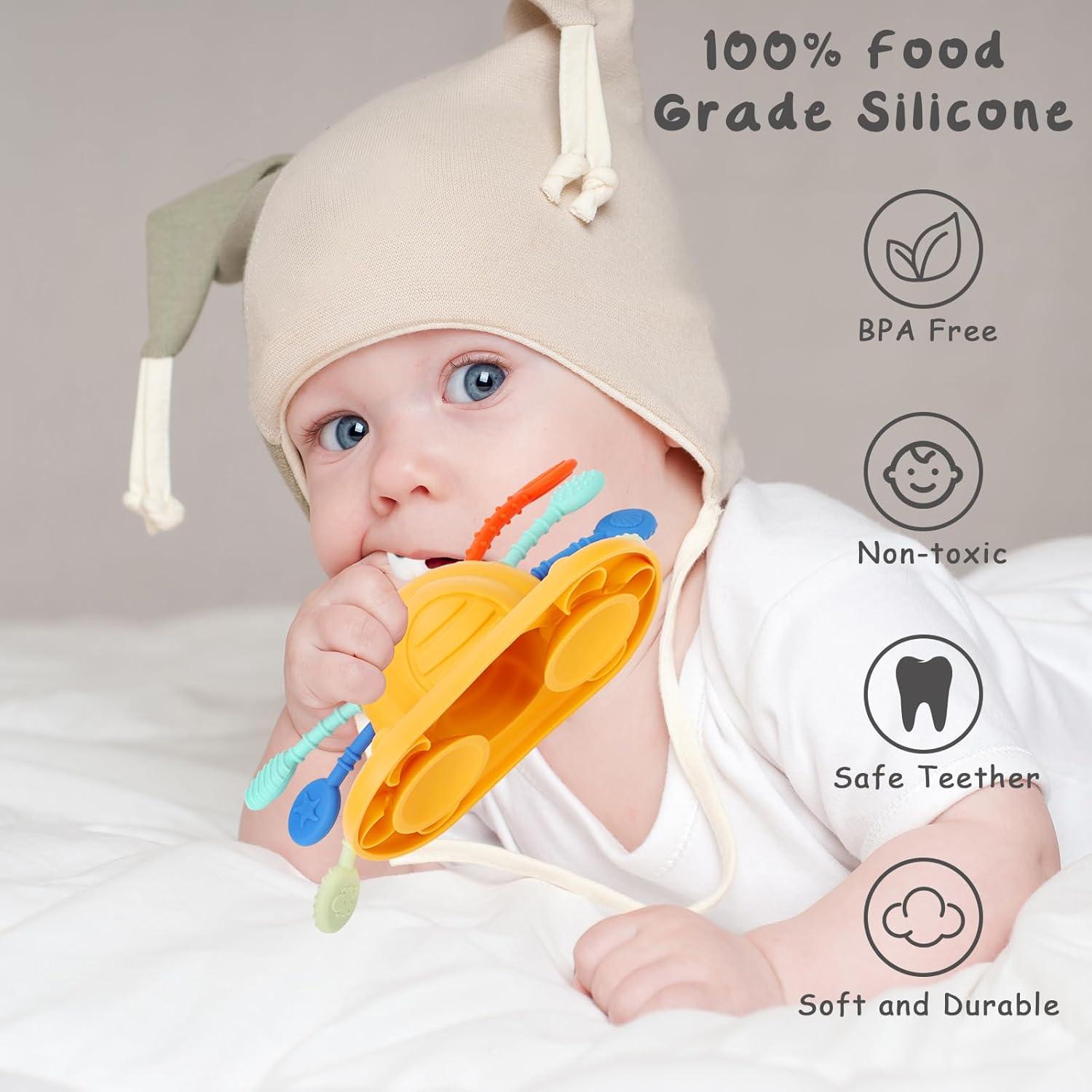 Juguete de Succión de Silicona Socub para Bebés 6-24 Meses