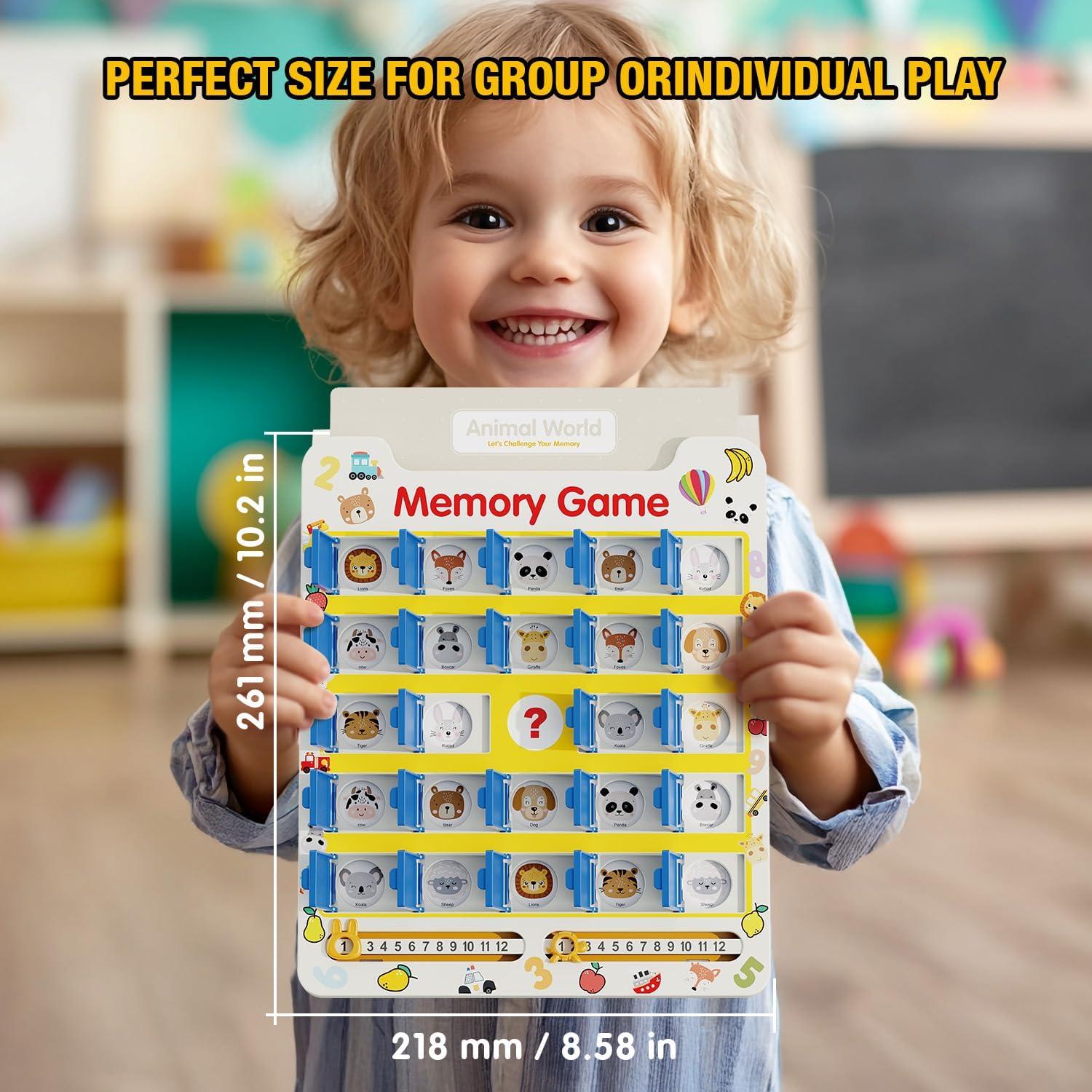 Juego de Memoria de Viaje GEMKARRY para Niños 3-9 Años