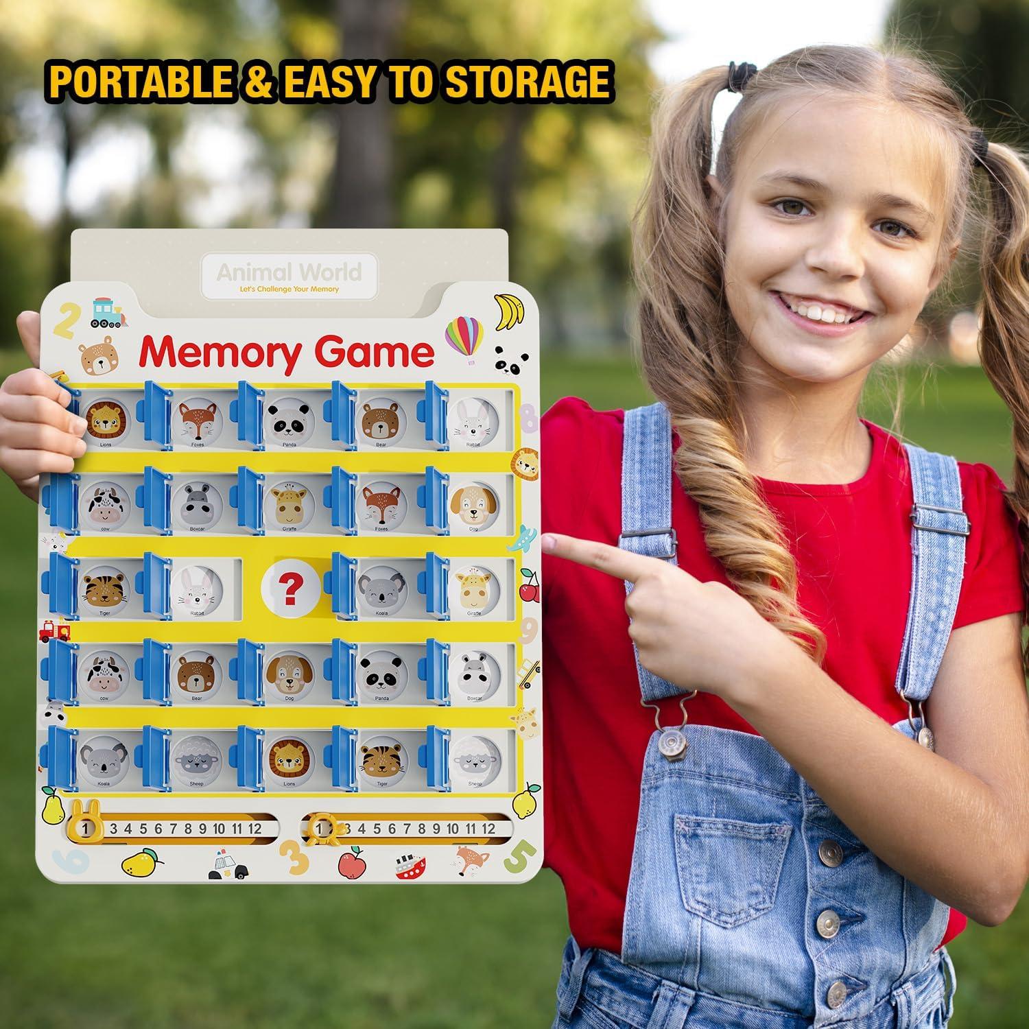 Juego de Memoria de Viaje GEMKARRY para Niños 3-9 Años